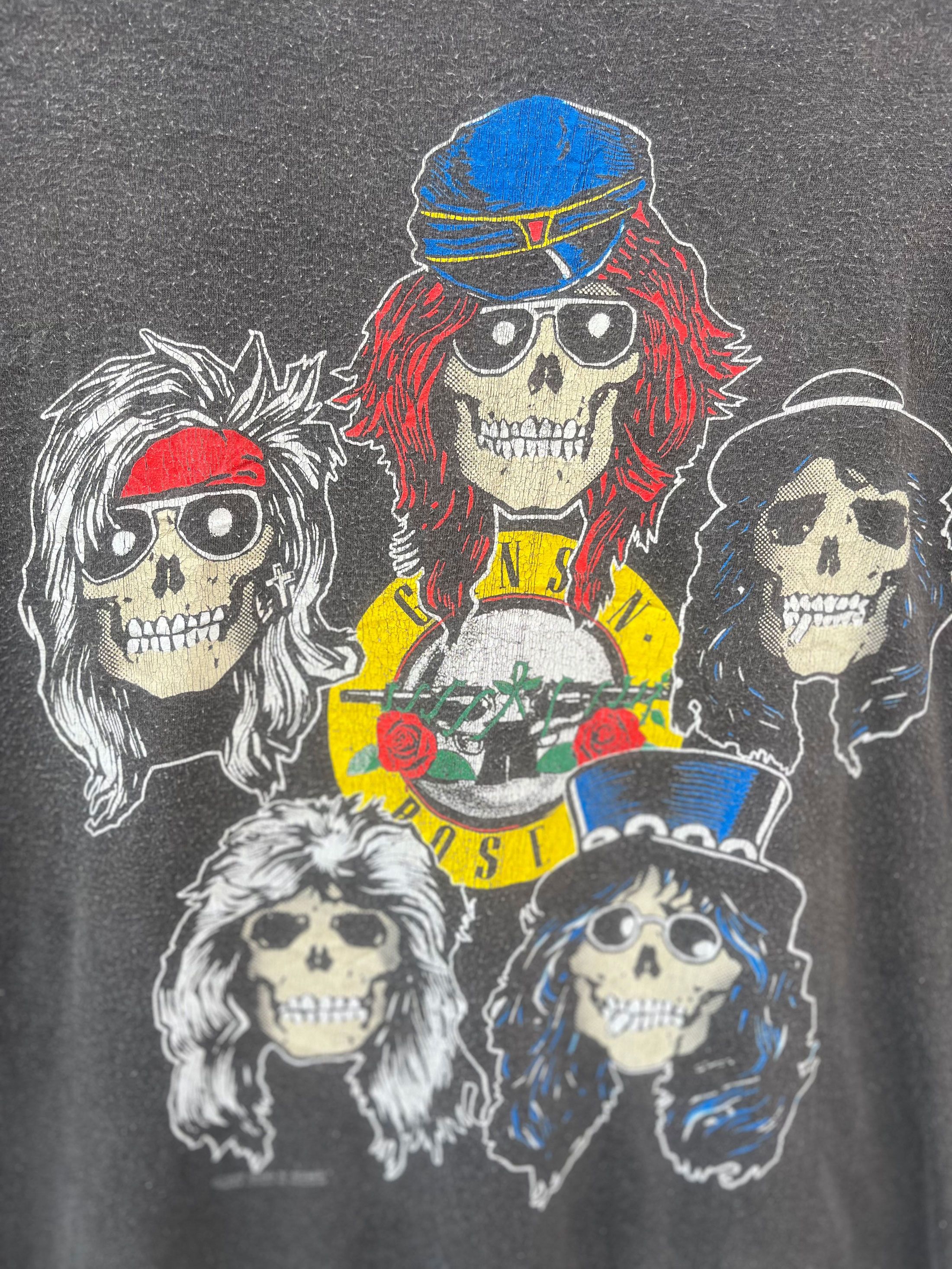 Band Tees Vintage Guns Roses 80s Brockum Single Stitching Tour Rock Size US M / EU 48-50 / 2 - 3 Thumbnail