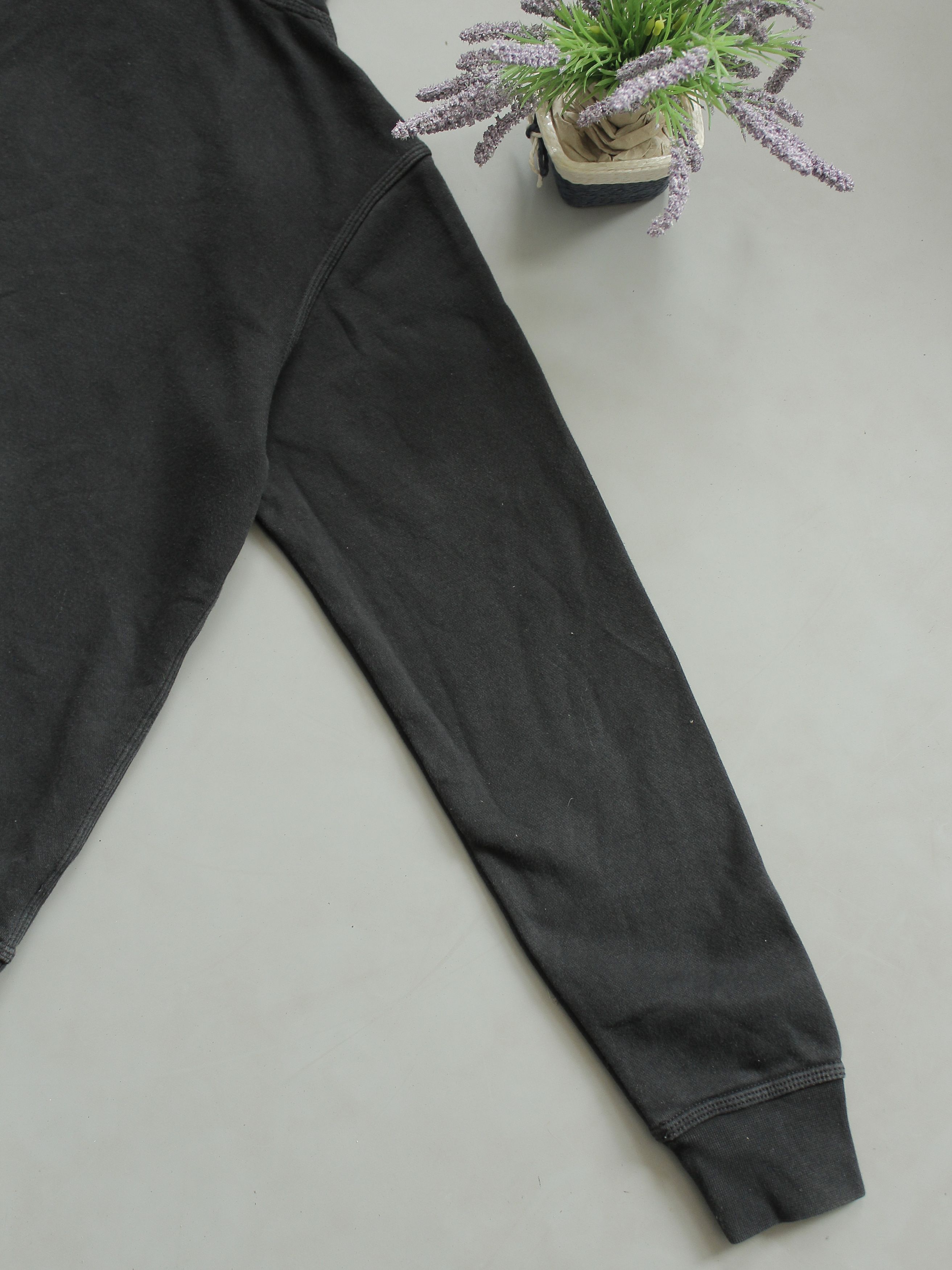 Nike × Vintage Nike Swoosh Embroided Hoodie Black Mens M Size US M / EU 48-50 / 2 - 7 Thumbnail