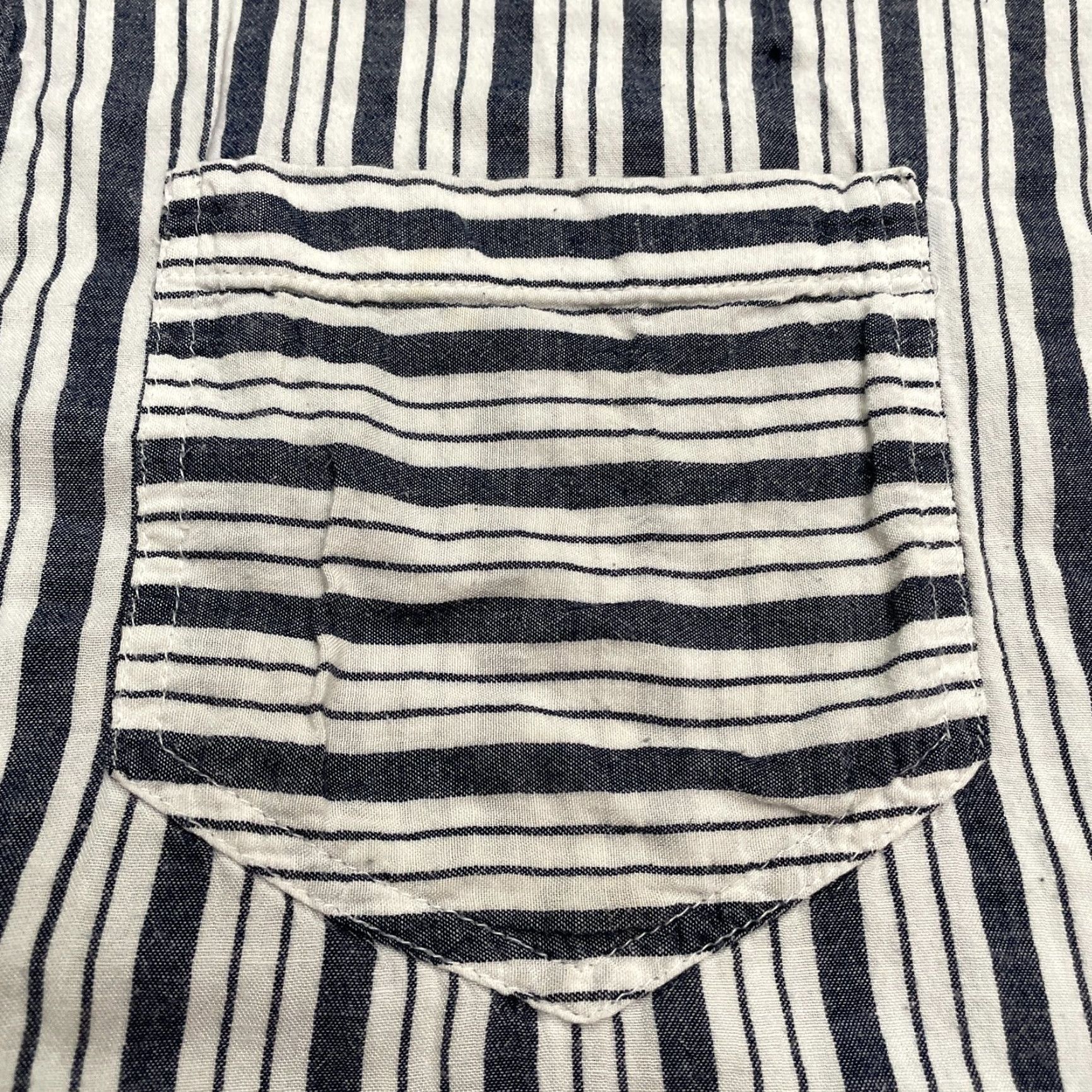 Vintage A.N.A A New Approach Blouse Shirt Womens 0X White Striped Button Down Sleeveless Casual Travel VINTAGE No Size XL / US 12-14 / IT 48-50 - 6 Thumbnail