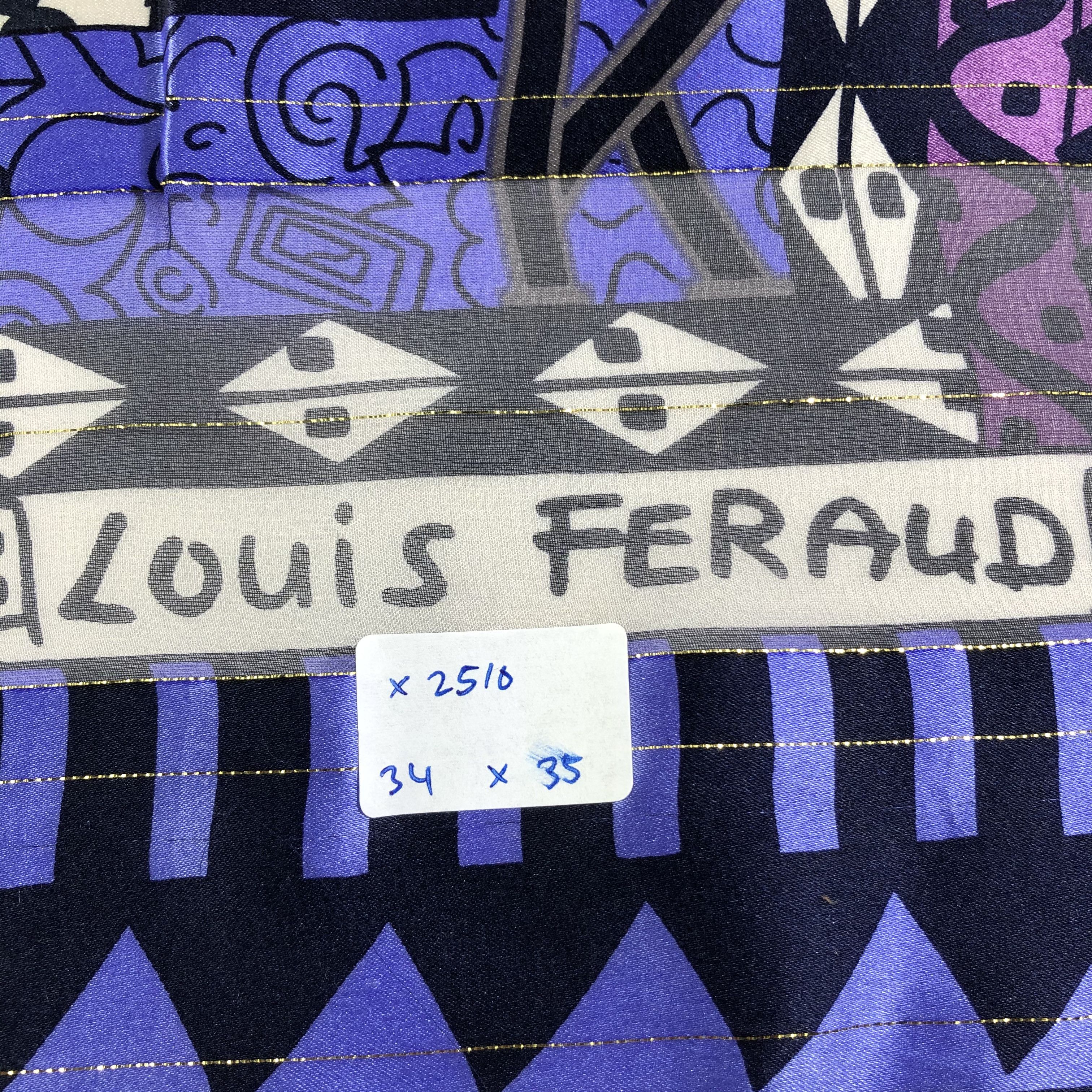Louis Feraud × Vintage Vintage Louis Feraud Silk Scarf Size ONE SIZE - 6 Thumbnail