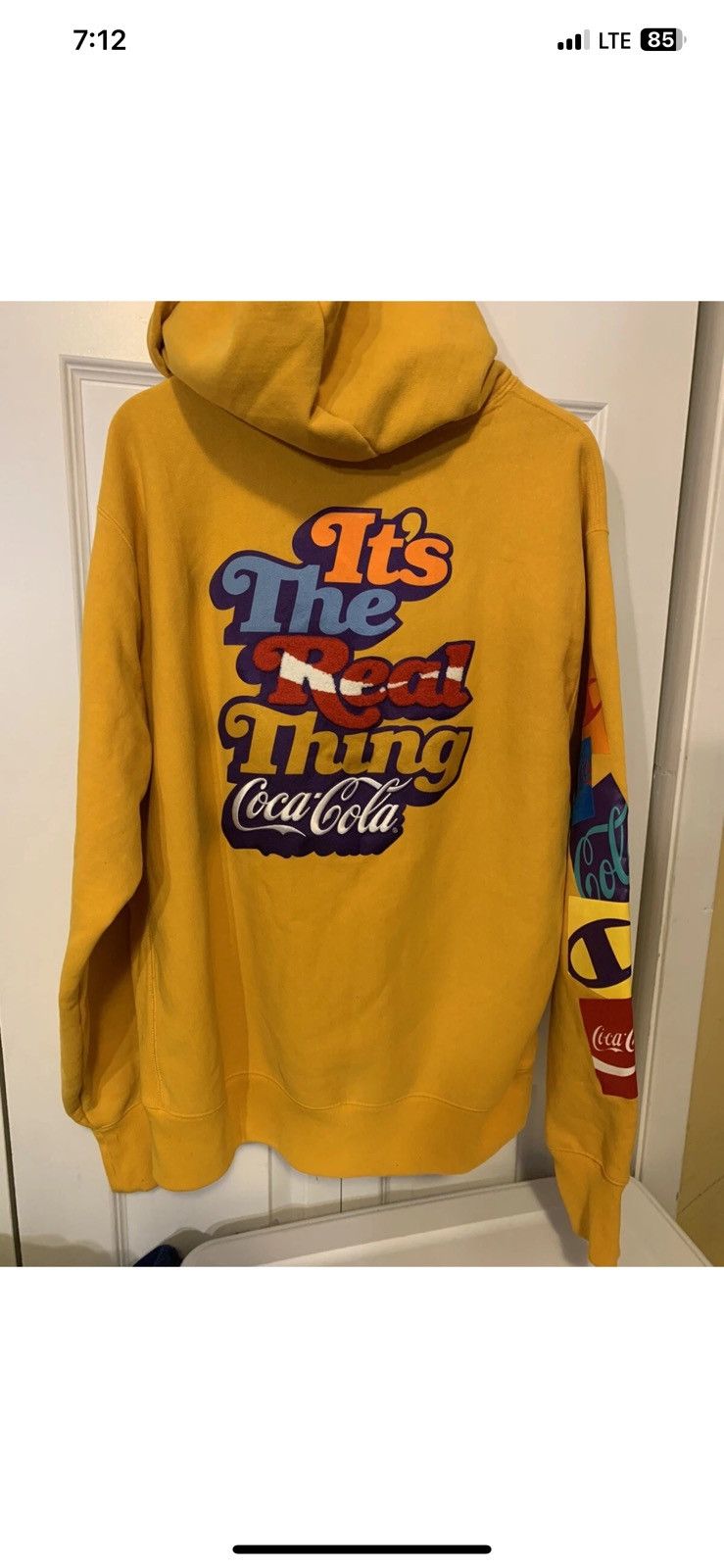 Champion × Coca Cola Vtg Champion x Coca Cola mens sz XL reverse weave hoodie Size US XL / EU 56 / 4 - 7 Thumbnail