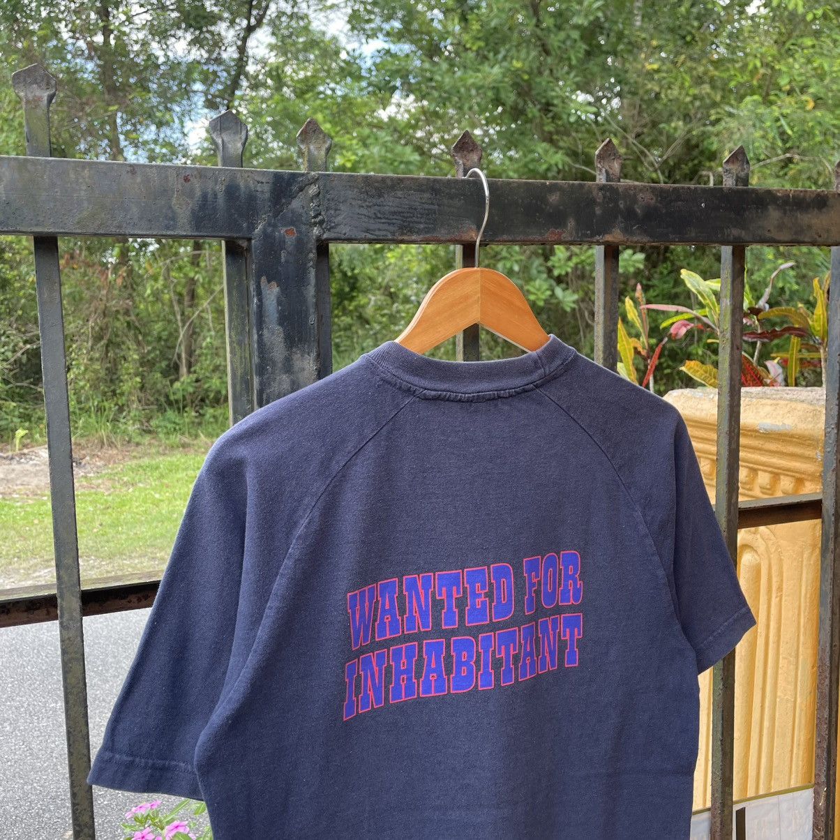 Japanese Brand × Vintage 🇯🇵Vintage Inhabitant Big Star Finger Logo Raglan Skate Tee Size US M / EU 48-50 / 2 - 3 Thumbnail