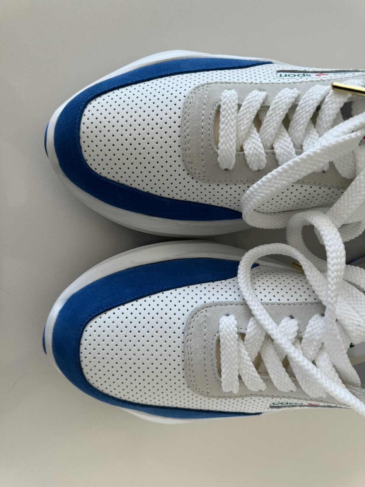 Casablanca Casablanca Atlantis White & Blue Sneaker 12.5 Size US 12.5 / EU 45-46 - 9 Thumbnail