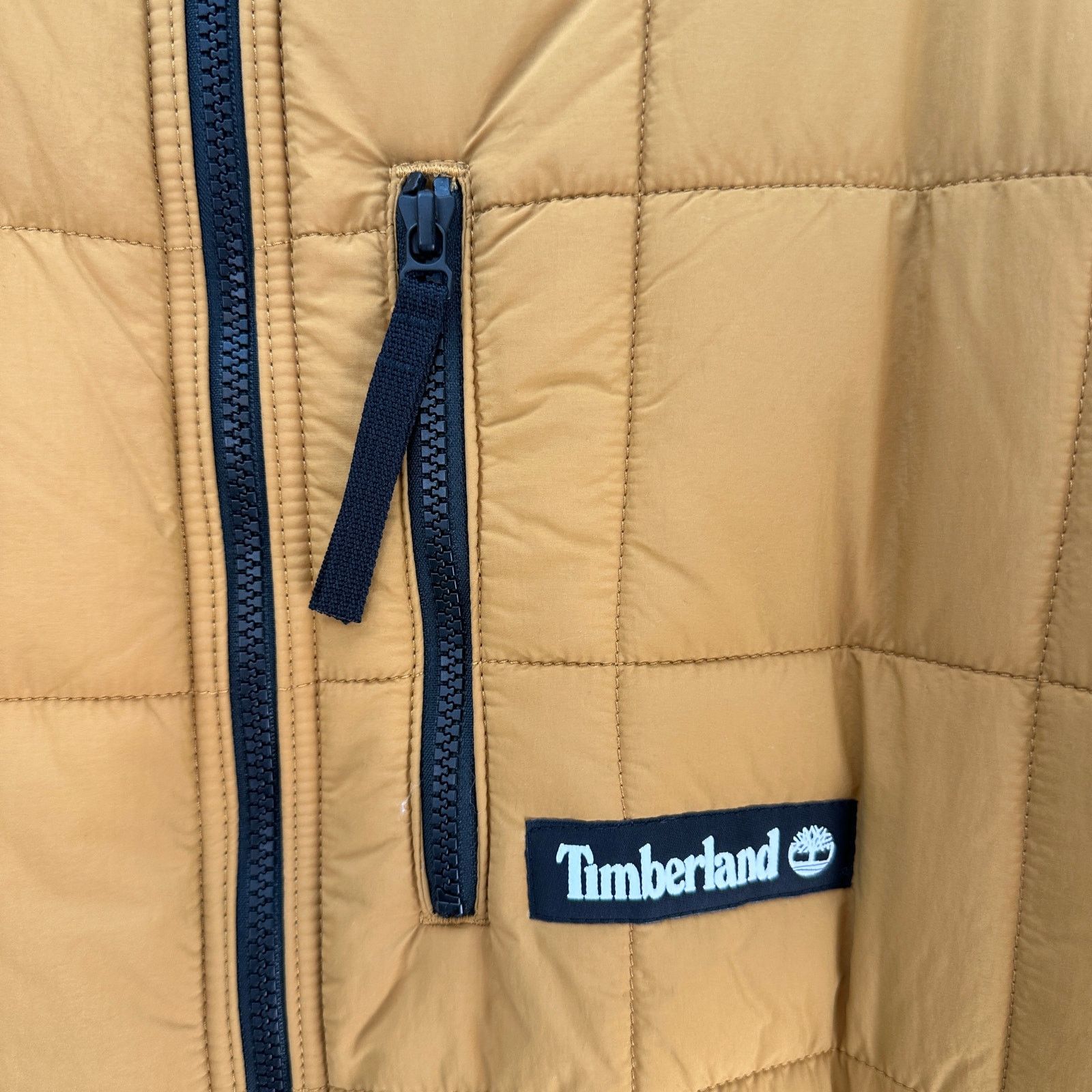 Timberland TIMBERLAND MEN'S X-LARGE WHEAT ZIP UP QUILTED CARGO JACKET Size US XL / EU 56 / 4 - 7 Thumbnail