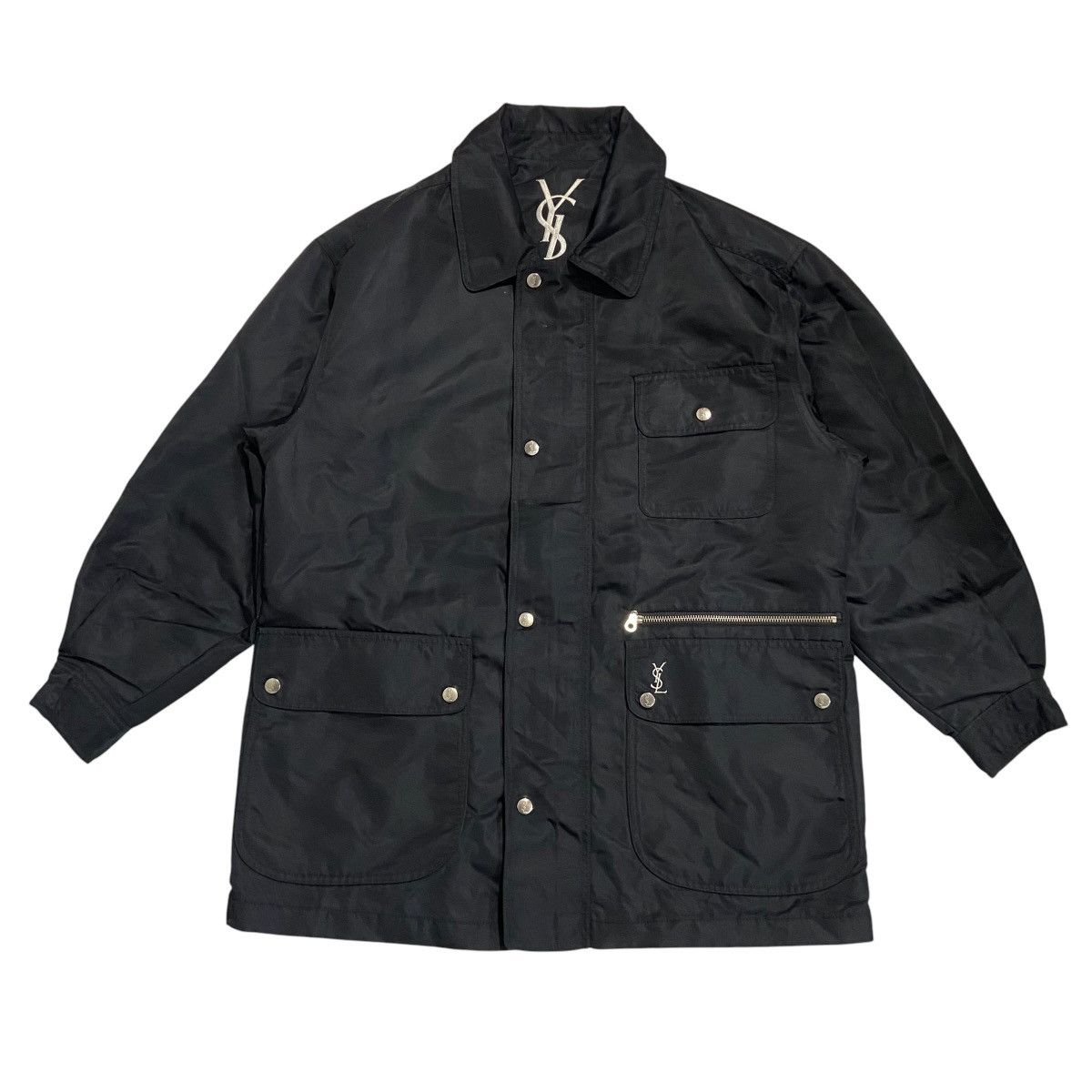 Yves Saint Laurent Yves Saint Laurent Polyester Jacket Size US L / EU 52-54 / 3 - 2 Thumbnail