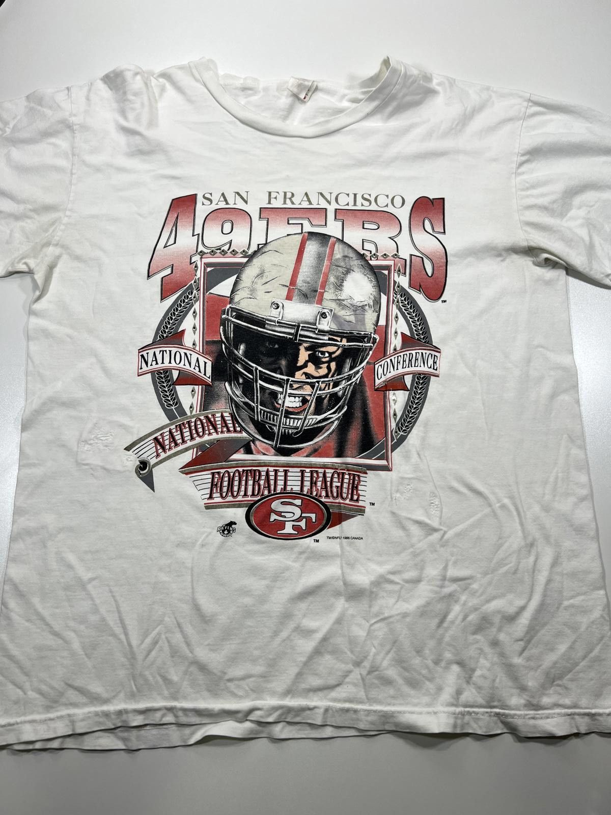 Unknown London San Francisco 49ers Vintage Graphic T-Shirt Size US L / EU 52-54 / 3 - 1 Thumbnail