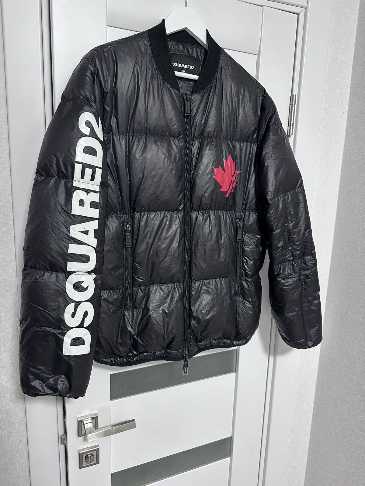 Dsquared2 Dsquared2 Big Logo Down Jacket Size 50 Size US L / EU 52-54 / 3 - 3 Thumbnail
