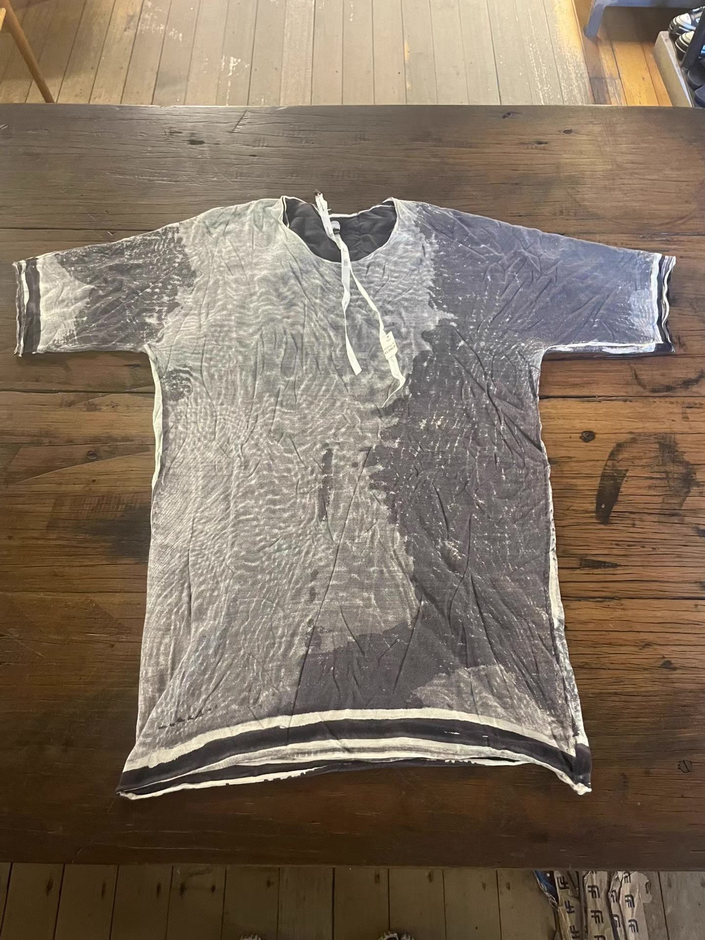 Label Under Construction Label Under Construction 16FW Grey Double‑Layer T‑shirt Ｑ25 Size US M / EU 48-50 / 2 - 1 Thumbnail