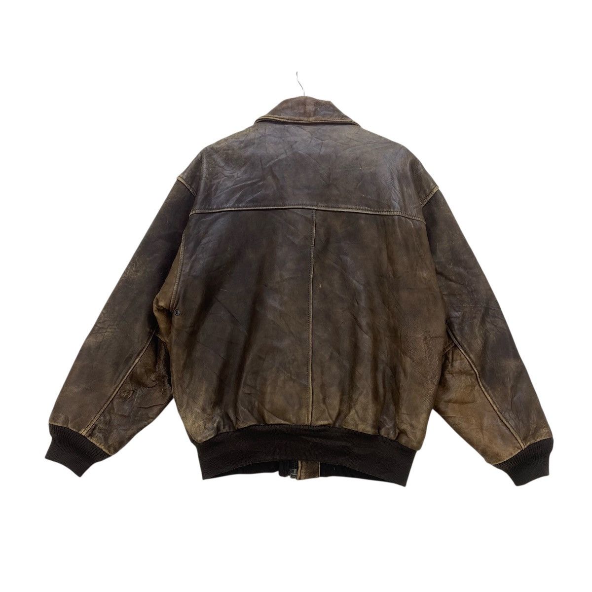 Vintage Vintage Air Force A-2 Military Sheepskin Leather Jacket Size US M / EU 48-50 / 2 - 3 Thumbnail