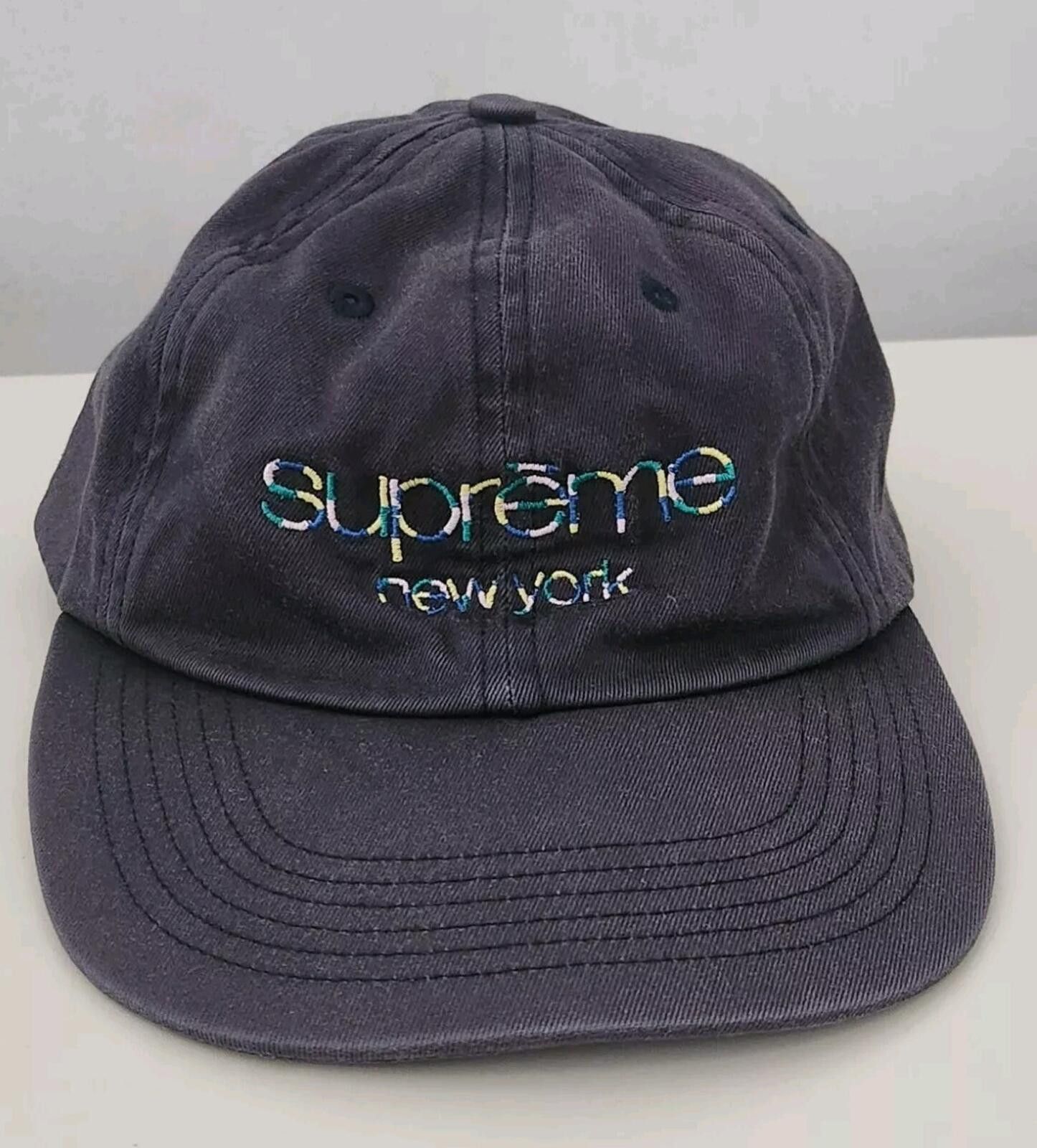 Supreme Supreme Classic Logo Reversible 6 Panel White cap hat
