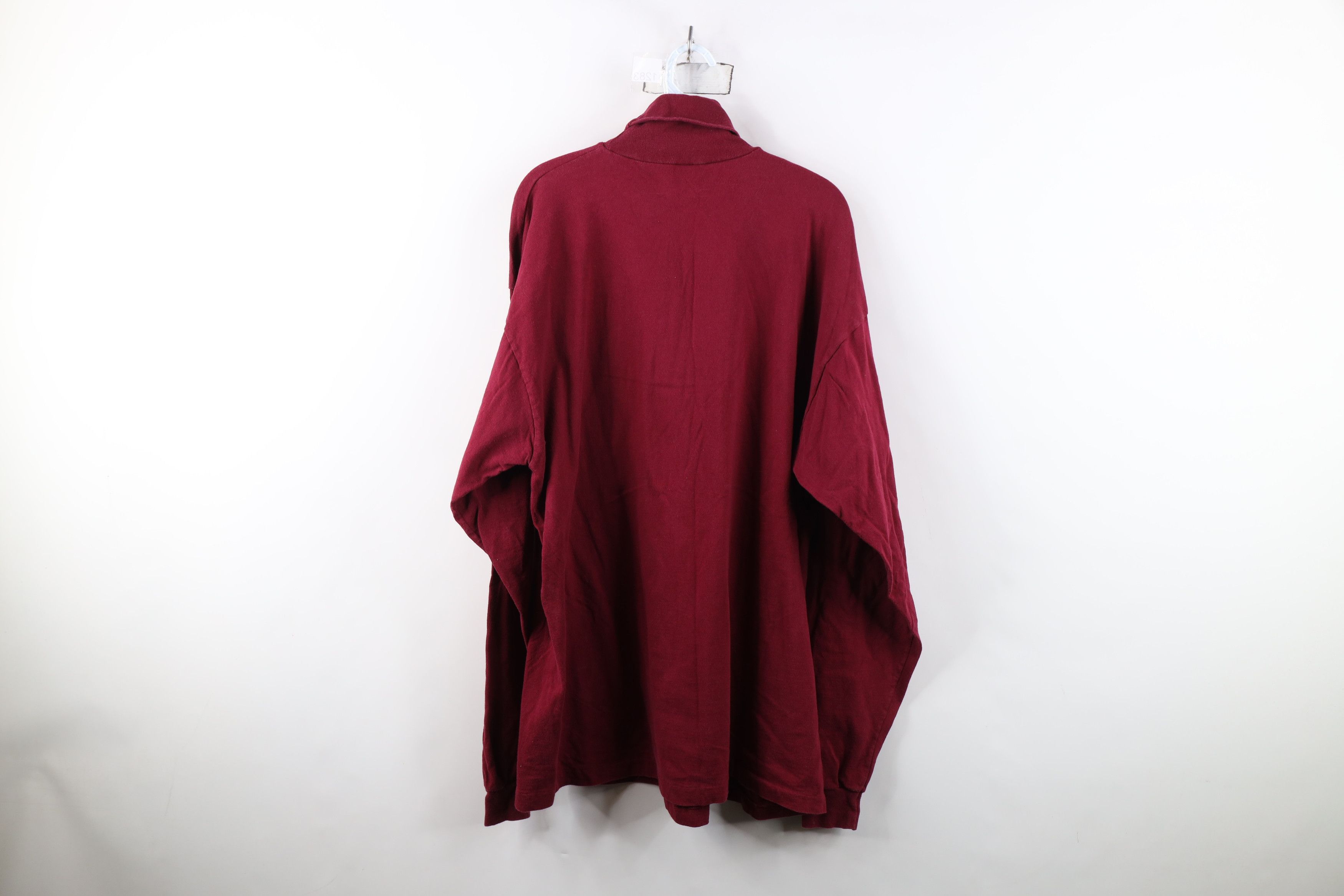 Vintage Vintage 90s Streetwear Cotton Long Sleeve Turtleneck T-Shirt Size US XL / EU 56 / 4 - 11 Thumbnail
