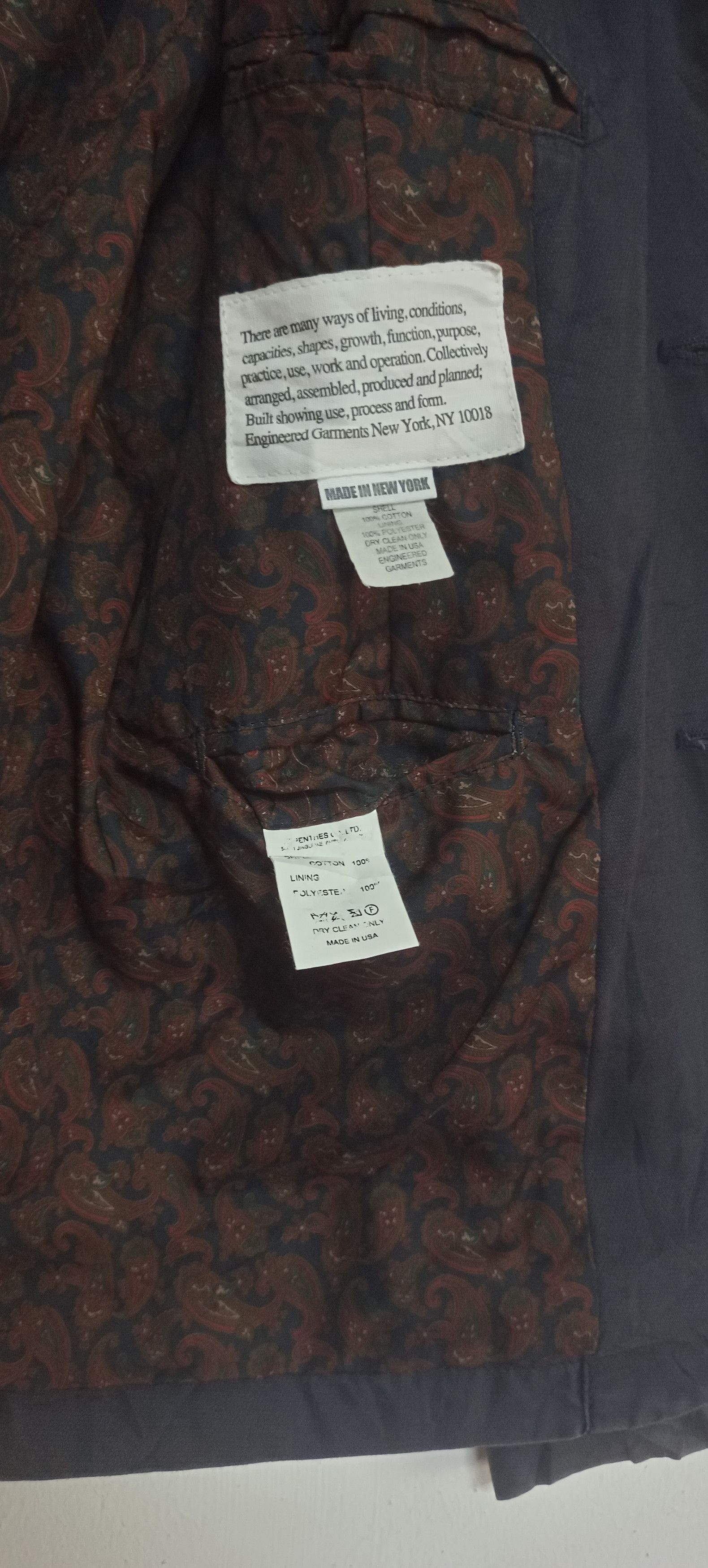 Engineered Garments Vintage Engineered Garments Chroe Jacket Size US M / EU 48-50 / 2 - 13 Thumbnail