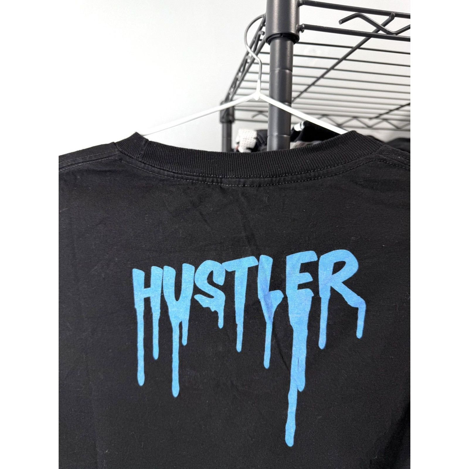 Rap Tees Vintage Hustler Naked Sexy Girl Rap Hip Hop TShirt Porn Star Size US L / EU 52-54 / 3 - 6 Thumbnail