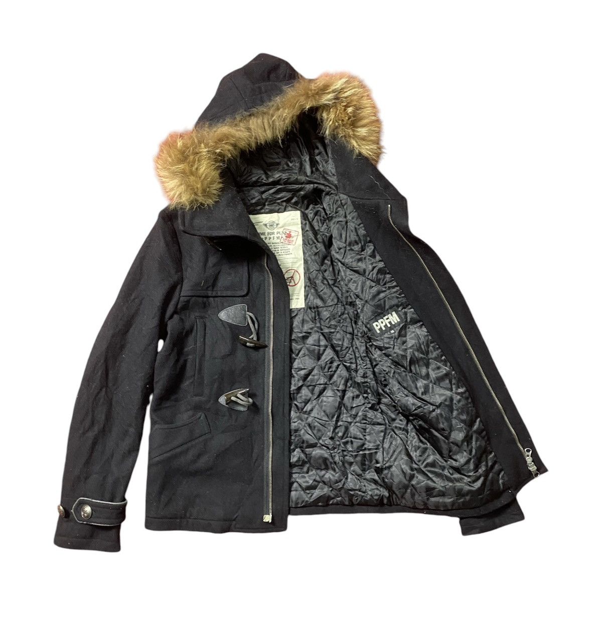 If Six Was Nine × PPFM × Vintage Vintage PPFM Fur Wool Zipper Jacket Size US S / EU 44-46 / 1 - 2 Thumbnail