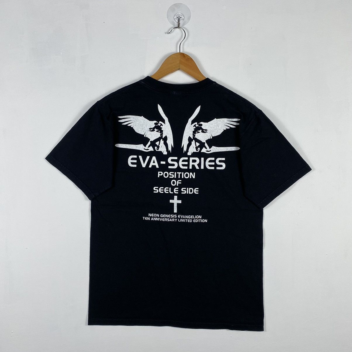 Anime × Vintage Vintage Evangelion EVA-SERIES Position Of Seele Side Tee Size US M / EU 48-50 / 2 - 5 Thumbnail