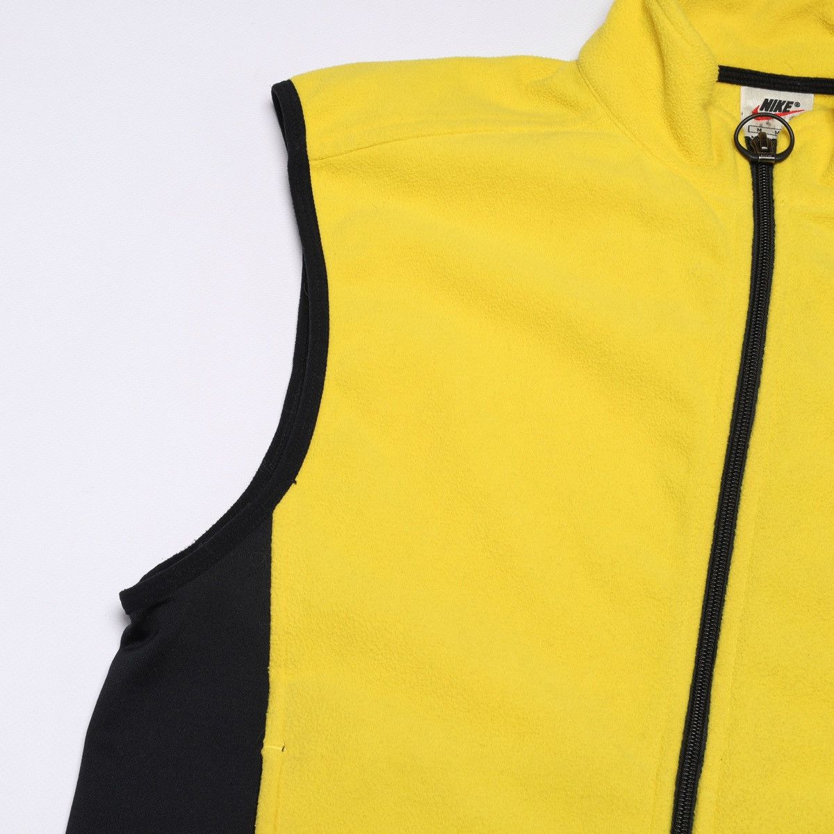 Nike Nike Vintage Yellow Fleece Vest Zip Size US M / EU 48-50 / 2 - 5 Thumbnail