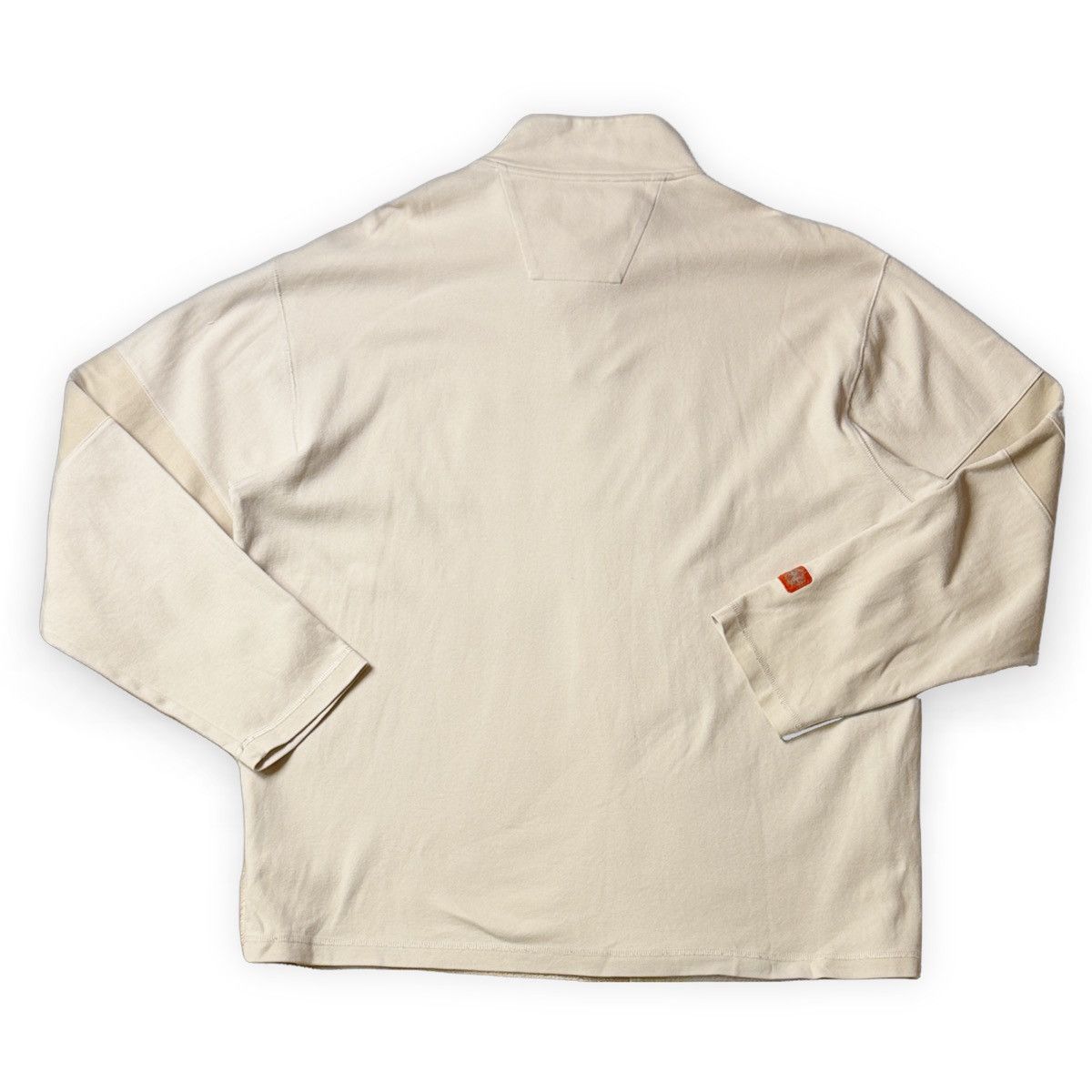 Nautica Vtg Nautica Competition Qtr Zip Cotton Cream XXL Size US XXL / EU 58 / 5 - 3 Thumbnail
