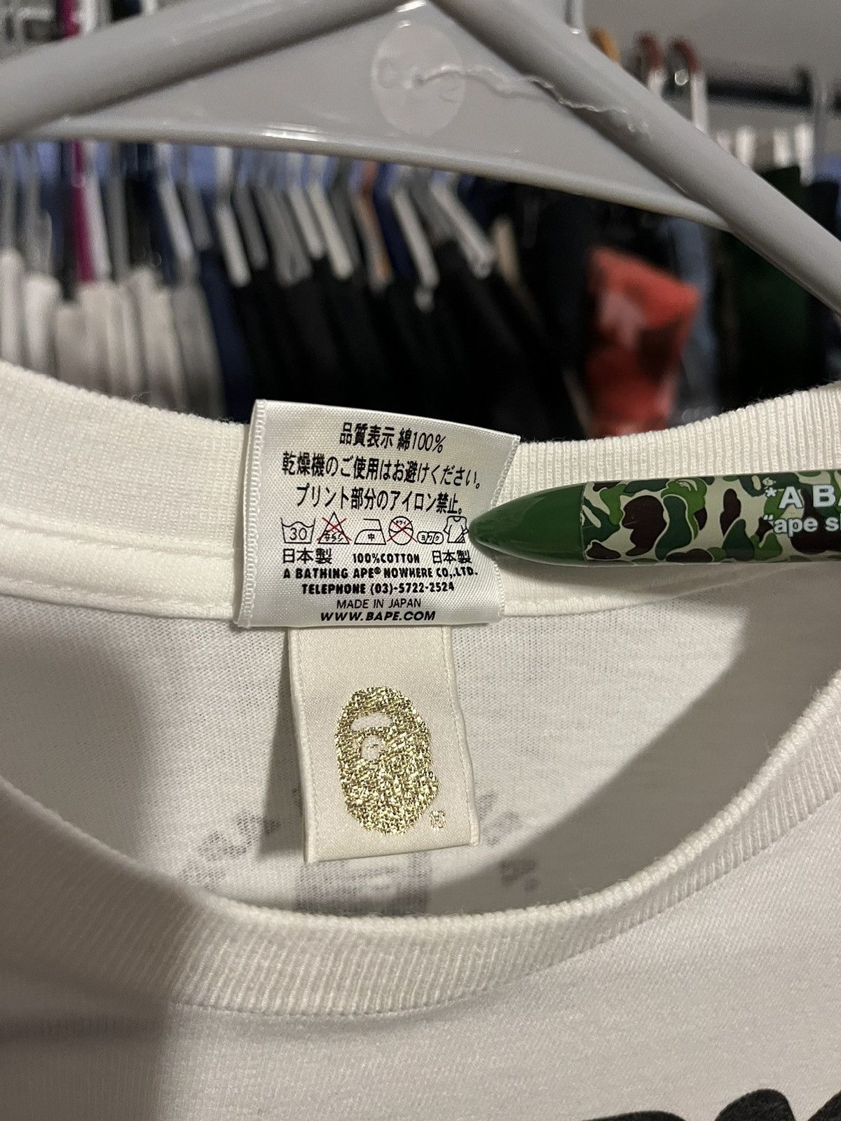 Bape Bape Christened Shirt 2008 Size US S / EU 44-46 / 1 - 4 Thumbnail