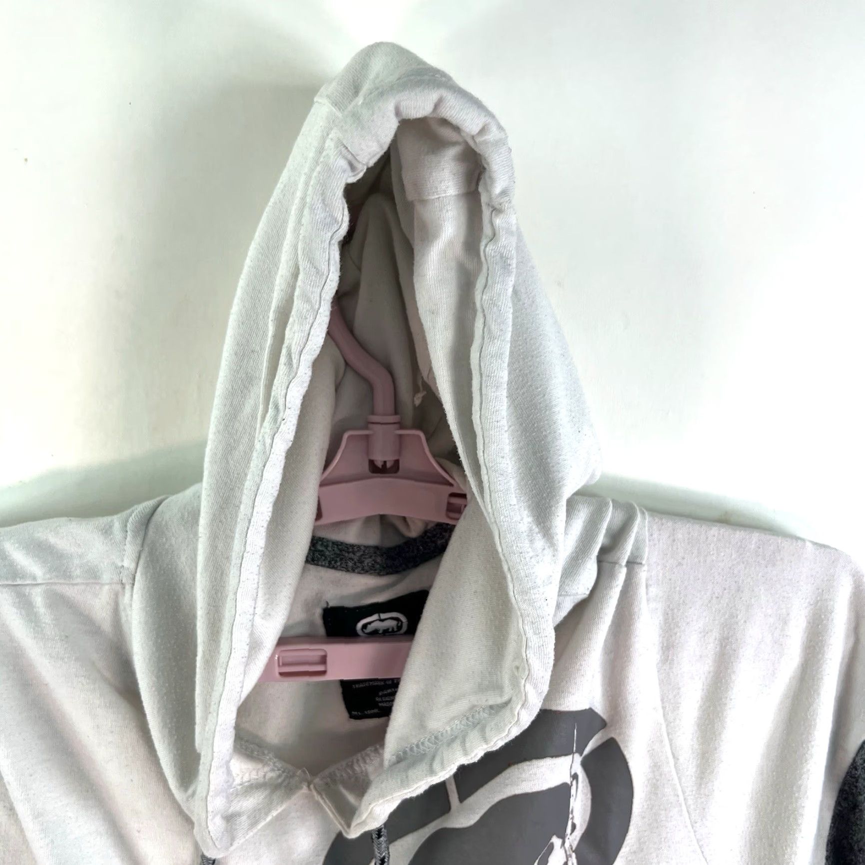 Ecko Unltd. ECKO Unltd. Hooded Short Sleeve Pullover Hoodie Mens Size S Gray Y2K VTG Size US S / EU 44-46 / 1 - 3 Thumbnail