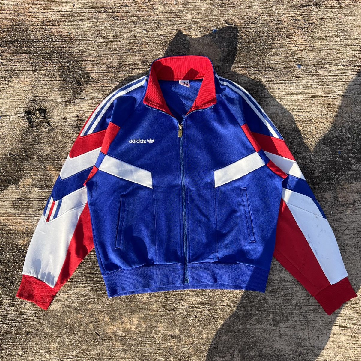 Adidas × Vintage Vintage Adidas Tracktop France 🇫🇷 templet jacket Size US L / EU 52-54 / 3 - 10 Thumbnail