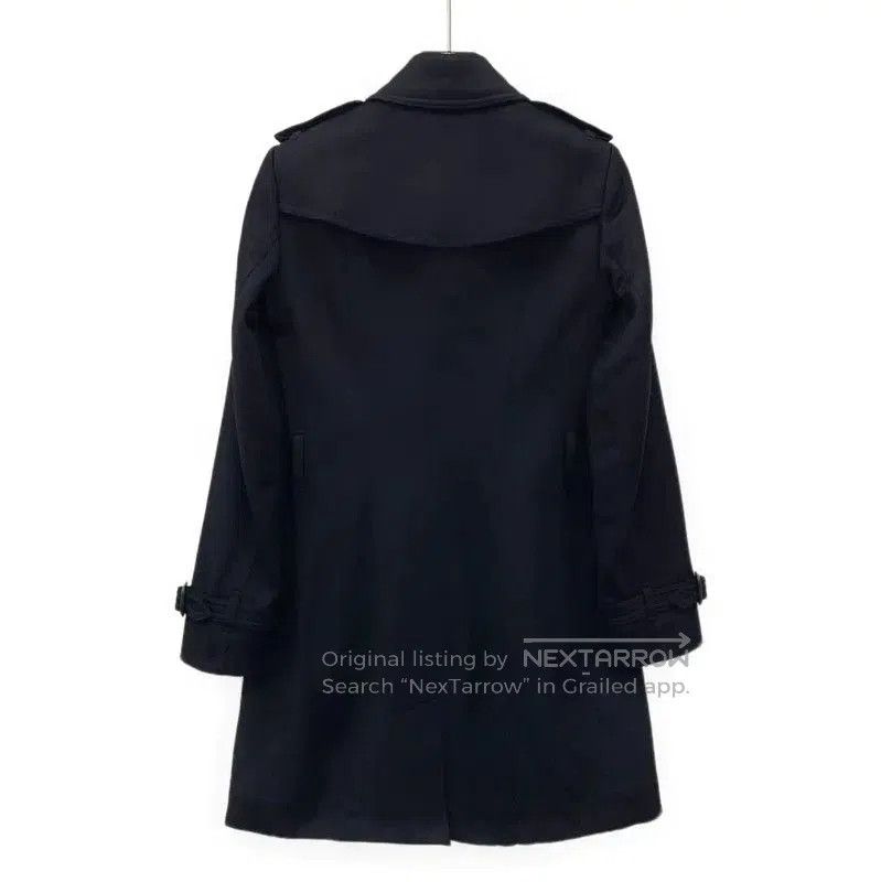 Burberry Burberry Black Cashmere Trench Coat for Women. Size XS / US 0-2 / IT 36-38 - 2 Thumbnail