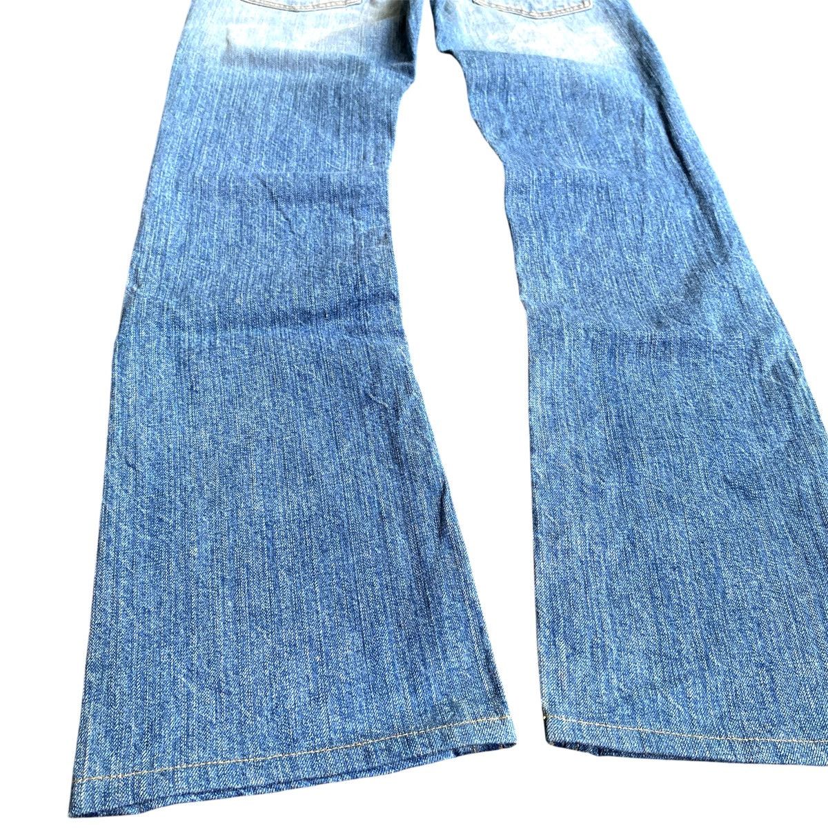If Six Was Nine × Japanese Brand × Tornado Mart Crazy Vintage Y2K Spice Island Flared Denim Jeans 2000s Size US 29 - 4 Thumbnail