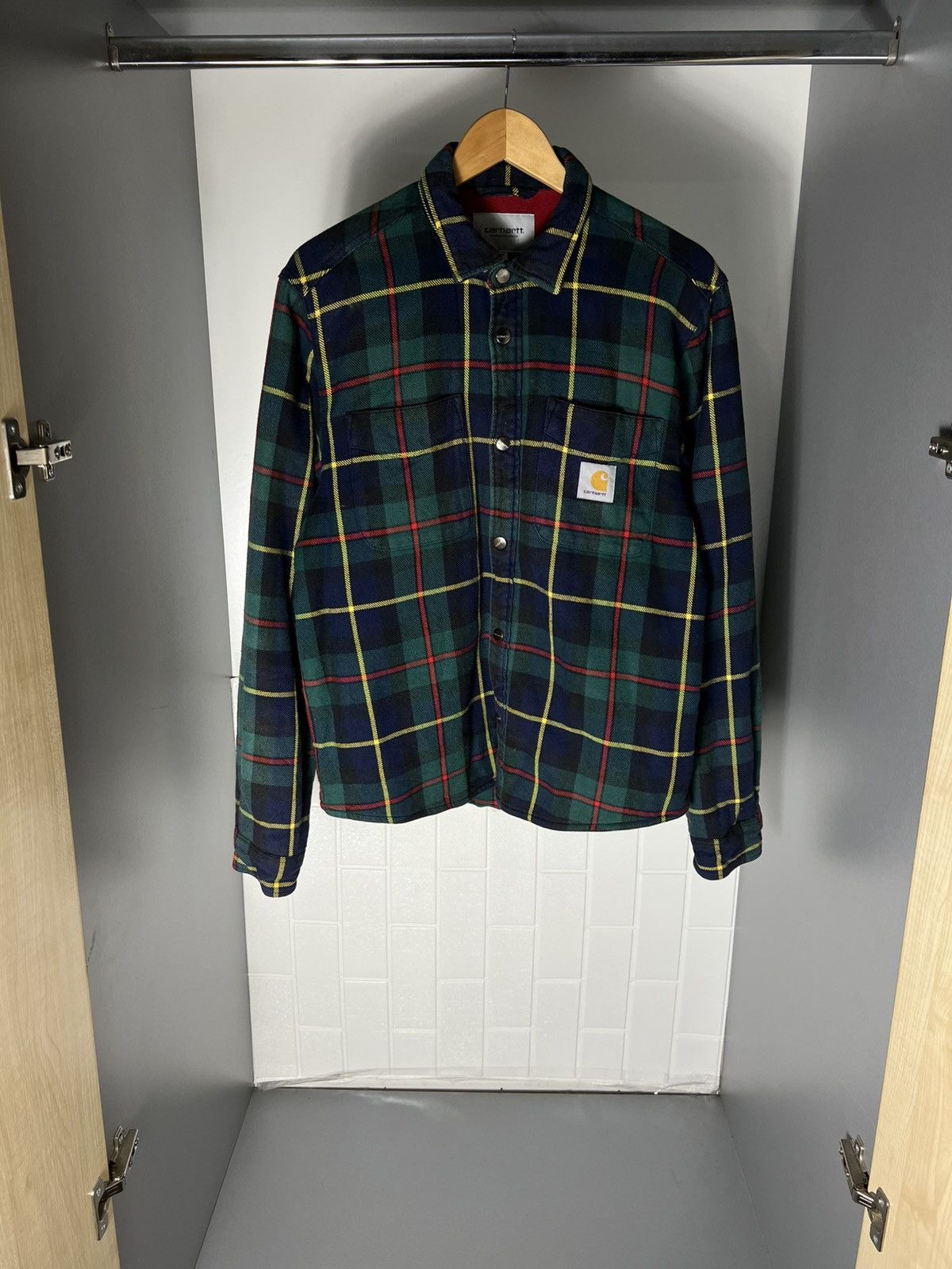 Carhartt Wip VINTAGE CARHARTT WIP FLANNEL DESIGNER JACKET RETRO Y2K 90s Size US M / EU 48-50 / 2 - 7 Thumbnail