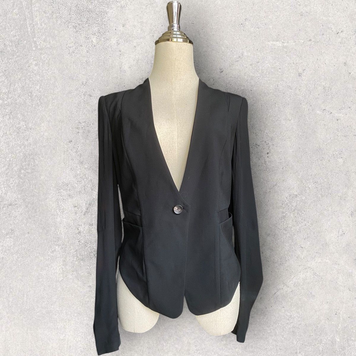 Helmut Lang Helmut Lang Wool/Silk Blazer Size XS / US 0-2 / IT 36-38 - 3 Thumbnail