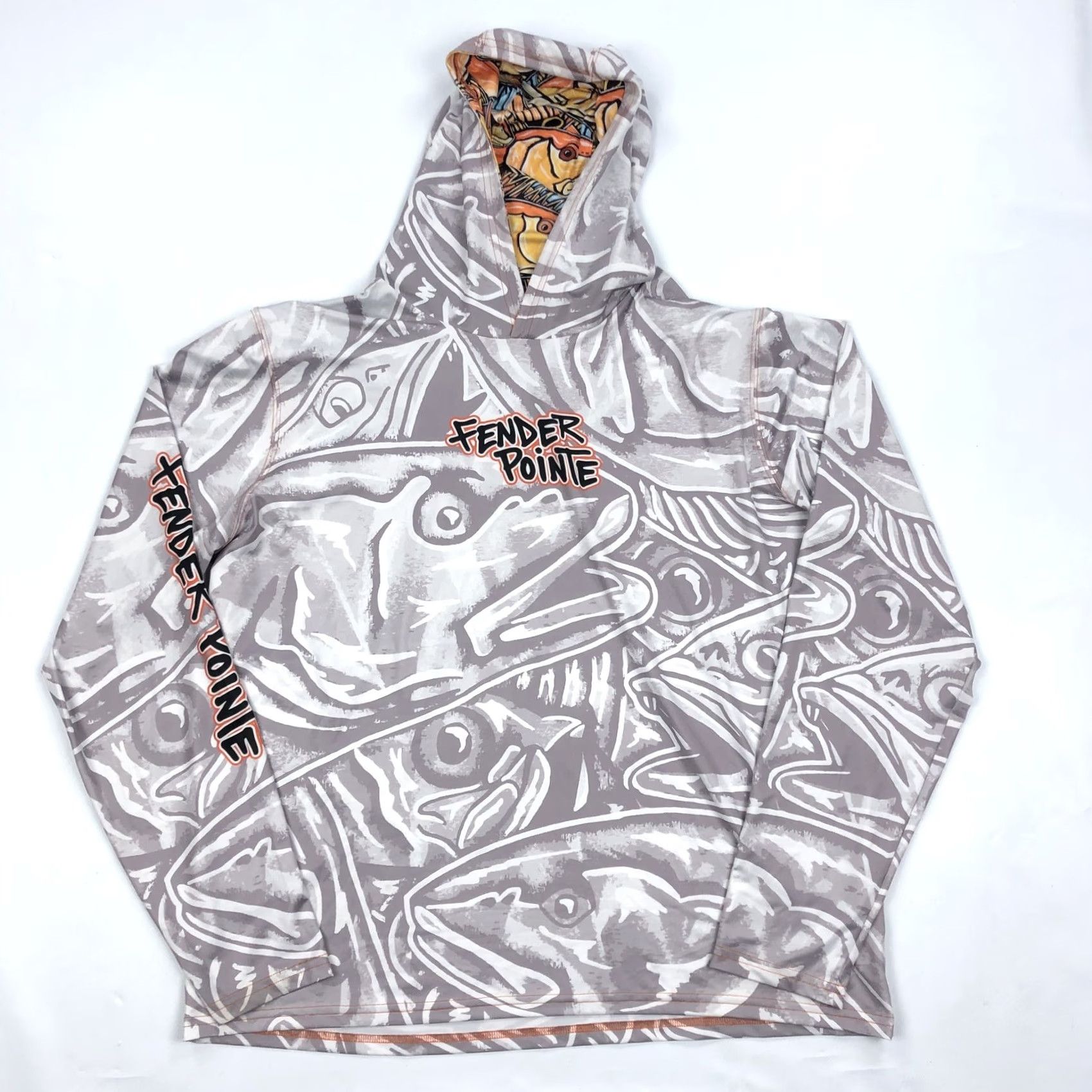 Fender Fender Pointe Men's XL Fishing Hoodie Performance Activewear Top UV Protect Fish Shirt Hoodie/Graphic Print Size US XL / EU 56 / 4 - 2 Thumbnail