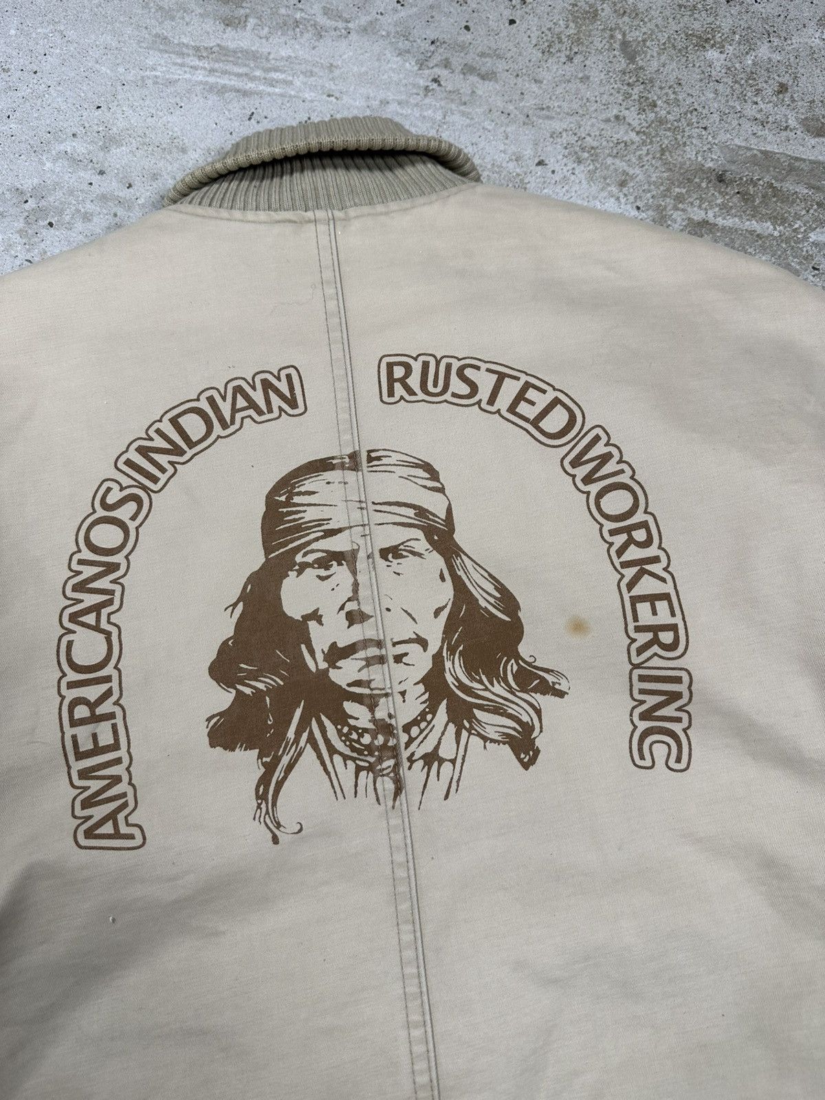 Vintage Vintage Y2K Carhartt Style Beige Workwear Detroit Jacket Size US L / EU 52-54 / 3 - 9 Thumbnail