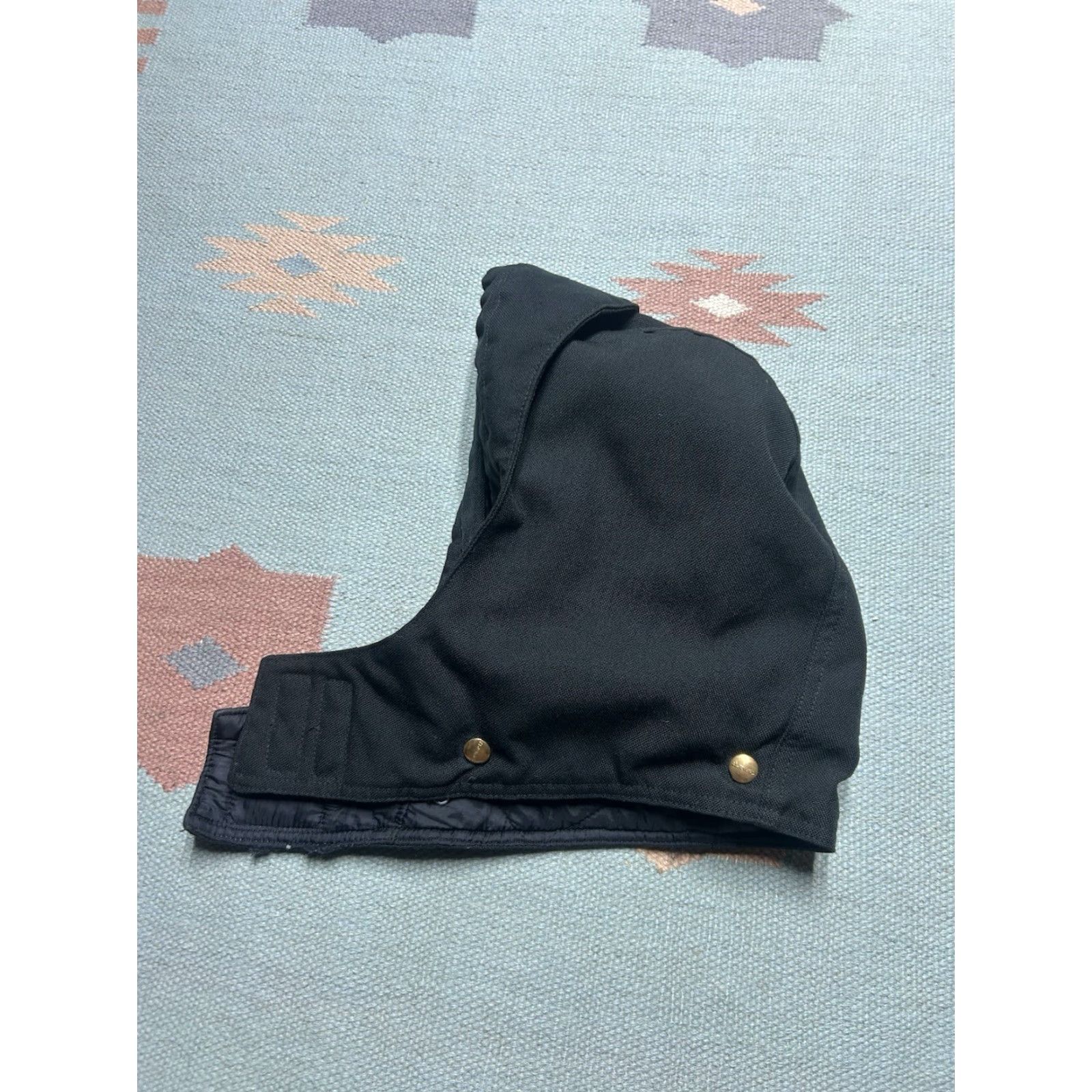 Carhartt VINTAGE Carhartt Yukon Insulated Quilt Lined Canvas Hood Black XL Men Size ONE SIZE - 5 Thumbnail