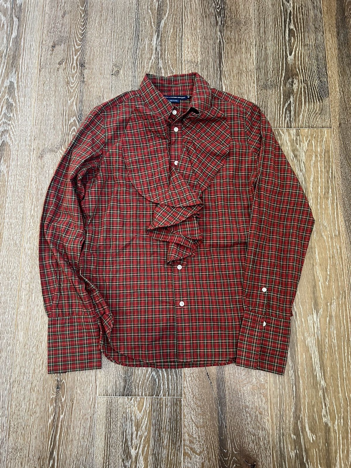 Polo Ralph Lauren Vintage polo ralph lauren ruffled button up shirt Size XL / US 12-14 / IT 48-50 - 1 Thumbnail