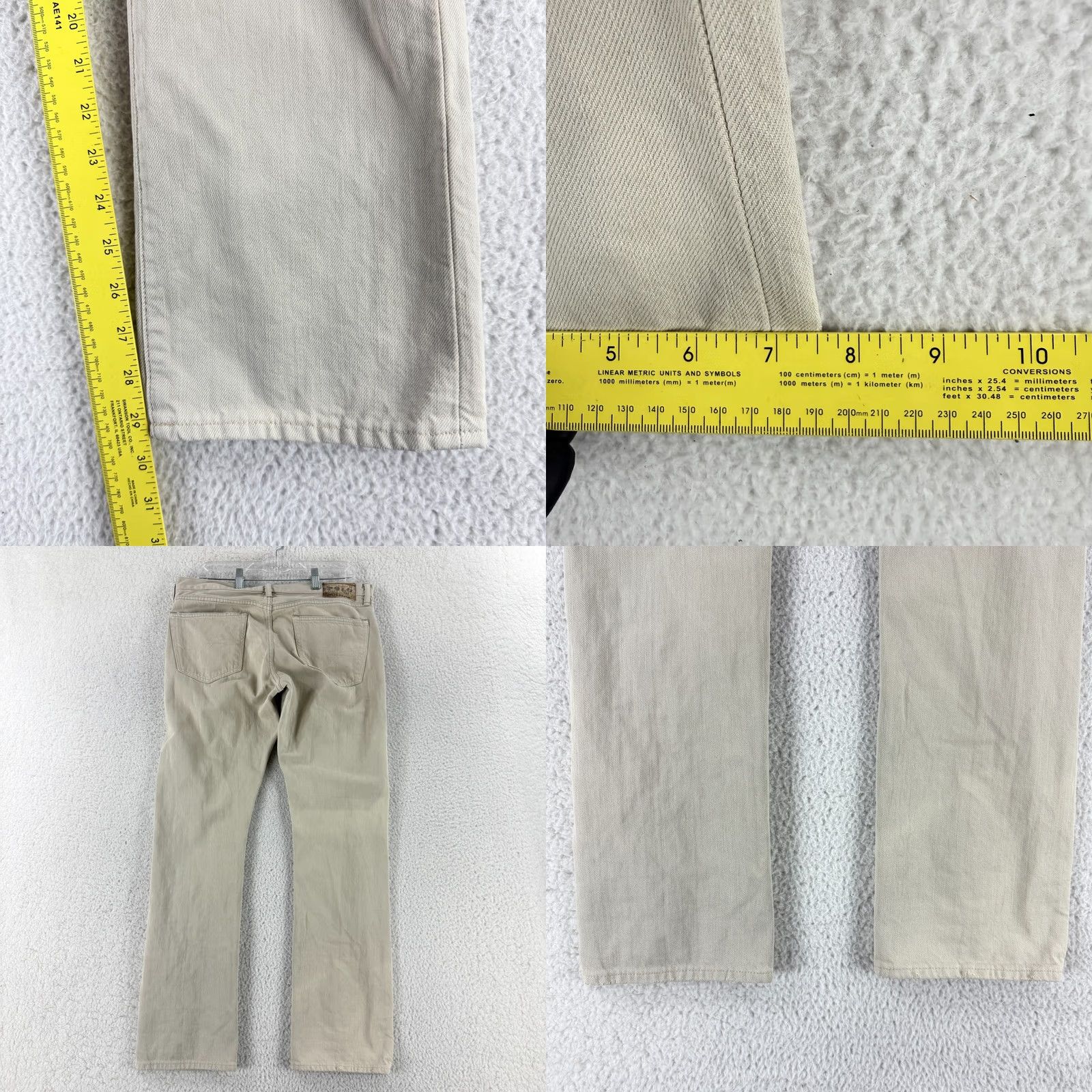 Polo Ralph Lauren Polo Ralph Lauren Jeans Men Beige Denim Slim Straight 34x30 Vintage Casual 90s Logo Preppy Size US S / EU 44-46 / 1 - 9 Thumbnail