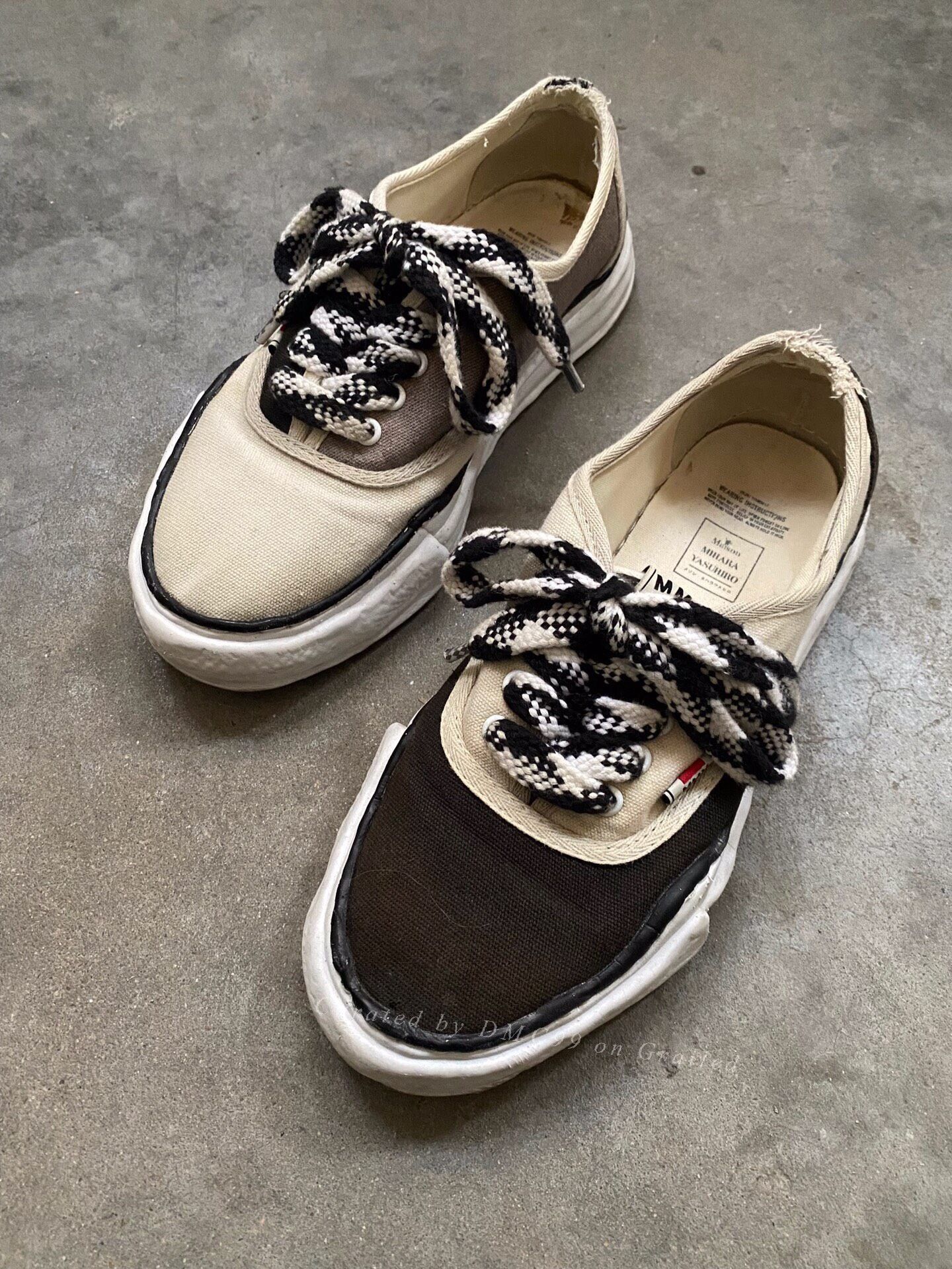 Maison MIHARA YASUHIRO Mihara Yasuhiro Converse Spliced Distressed Shoes Size US 9 / EU 42 - 1 Thumbnail