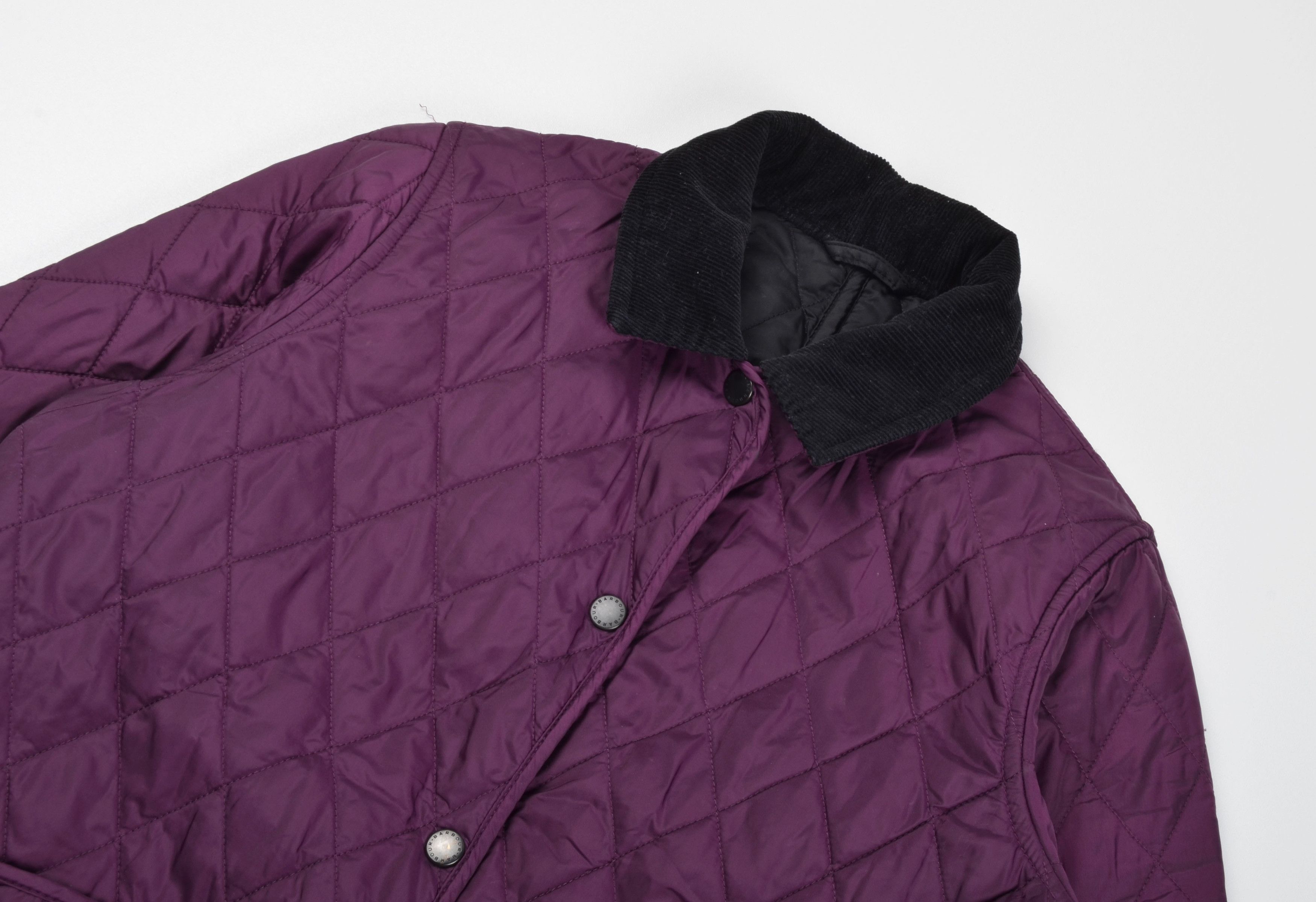 Barbour Barbour Shaped Liddesdale Youth Quilted Purple Jacket Size S / US 4 / IT 40 - 6 Thumbnail