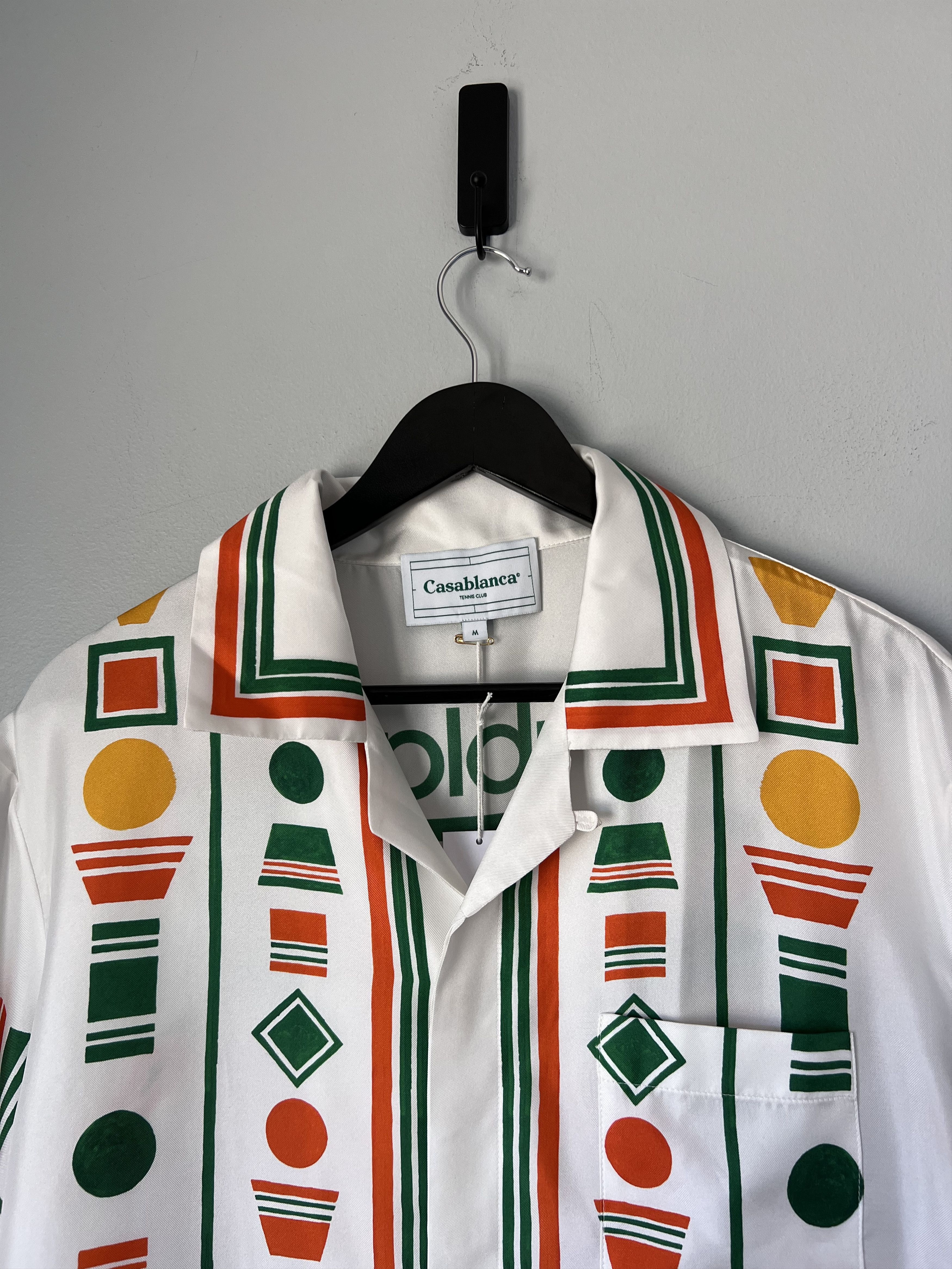 Casablanca Casablanca Playful Eagle Silk Button Down Shirt Size US M / EU 48-50 / 2 - 2 Thumbnail