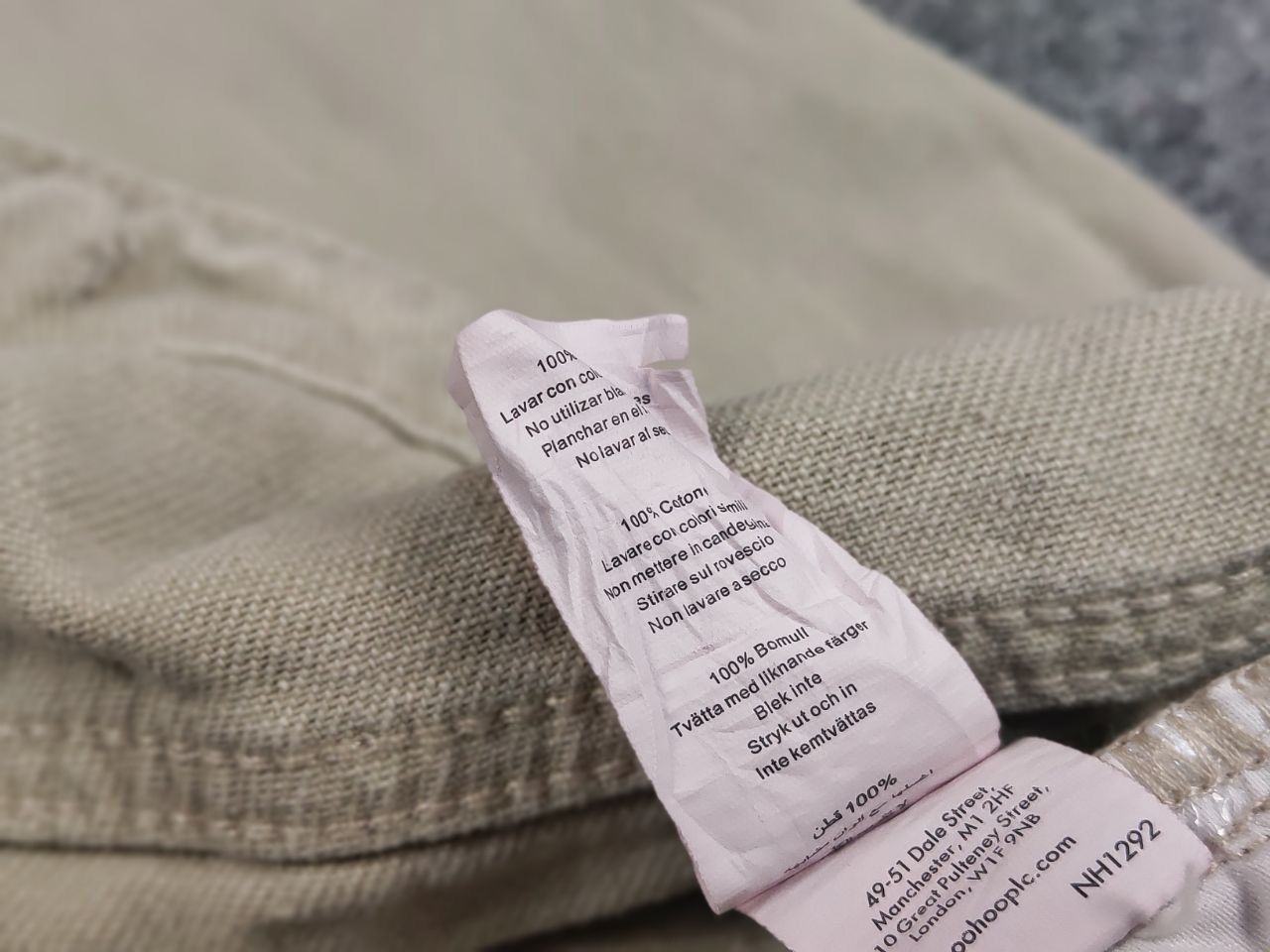 Japanese Brand Vintage Y2K Japanese Bondage Beige Baggy Cargo Denim Pants Size US 30 / EU 46 - 17 Thumbnail