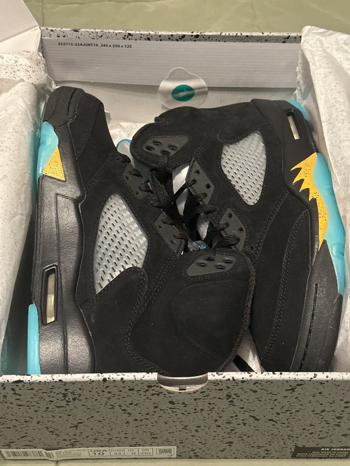 Jordan Brand Air Jordan 5 ‘Aqua’ Size US 10 / EU 43 - 5 Thumbnail