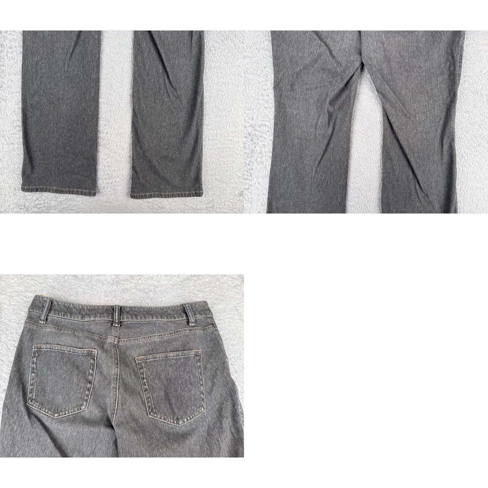Coldwater Creek Coldwater Creek Jeans Womens 6P Gray Denim Bootcut Low Rise Cotton 28x29 5-Pocket Zip Button Size 28" / US 6 / IT 42 - 10 Thumbnail
