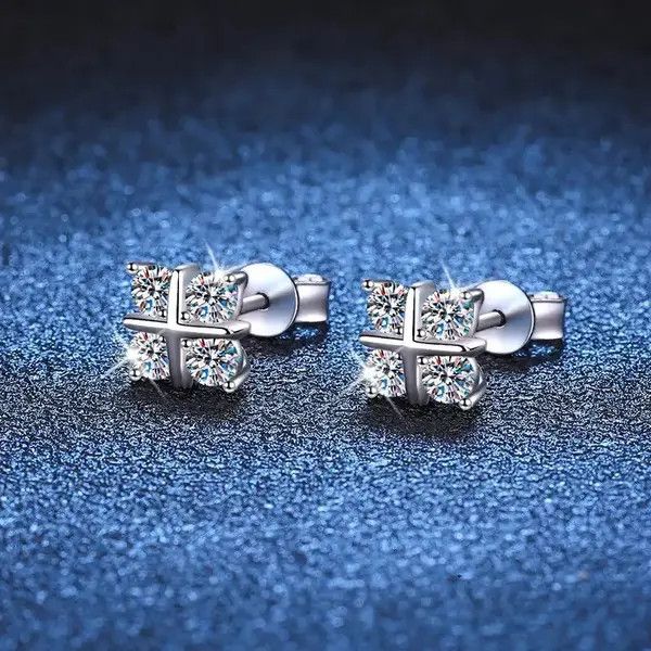 Jewelry Hadate x Asou 925 Sterling Silver 0.8 Carat Moissanite Size ONE SIZE - 6 Thumbnail