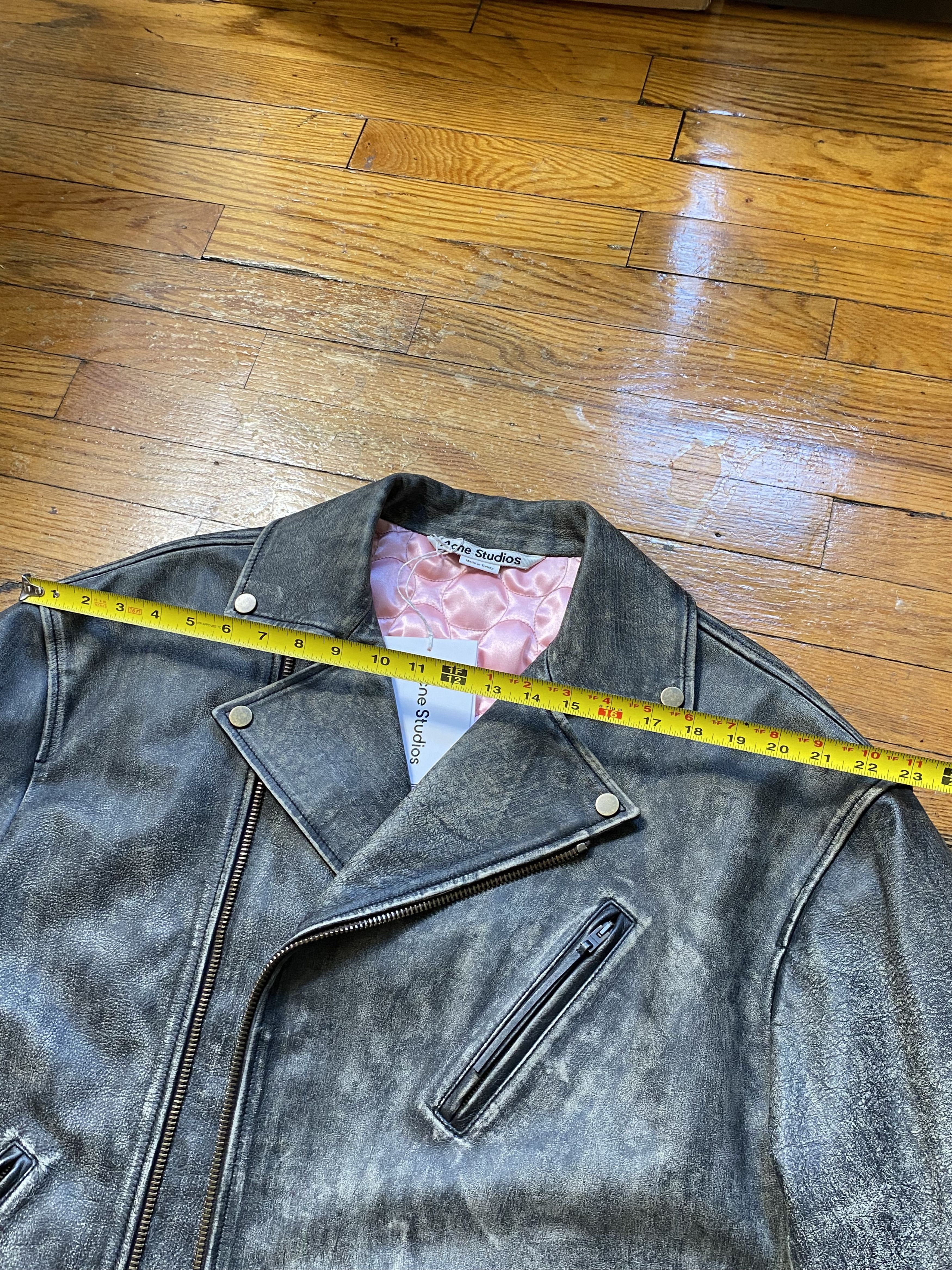 Acne Studios Acne Studios Motorcycle Leather Jacket Size 46 Size US S / EU 44-46 / 1 - 8 Thumbnail