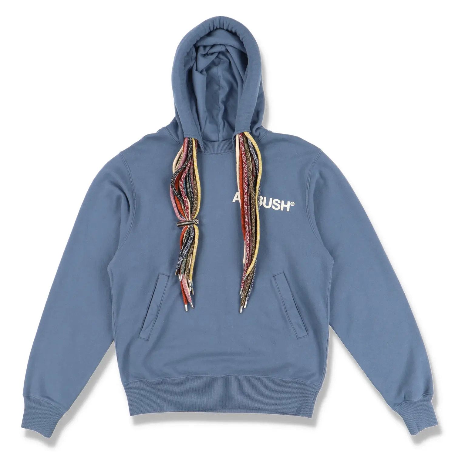 image of Ambush Design O1Mle0424 Unisex Multi Cord Hoodie In Blue, Women's