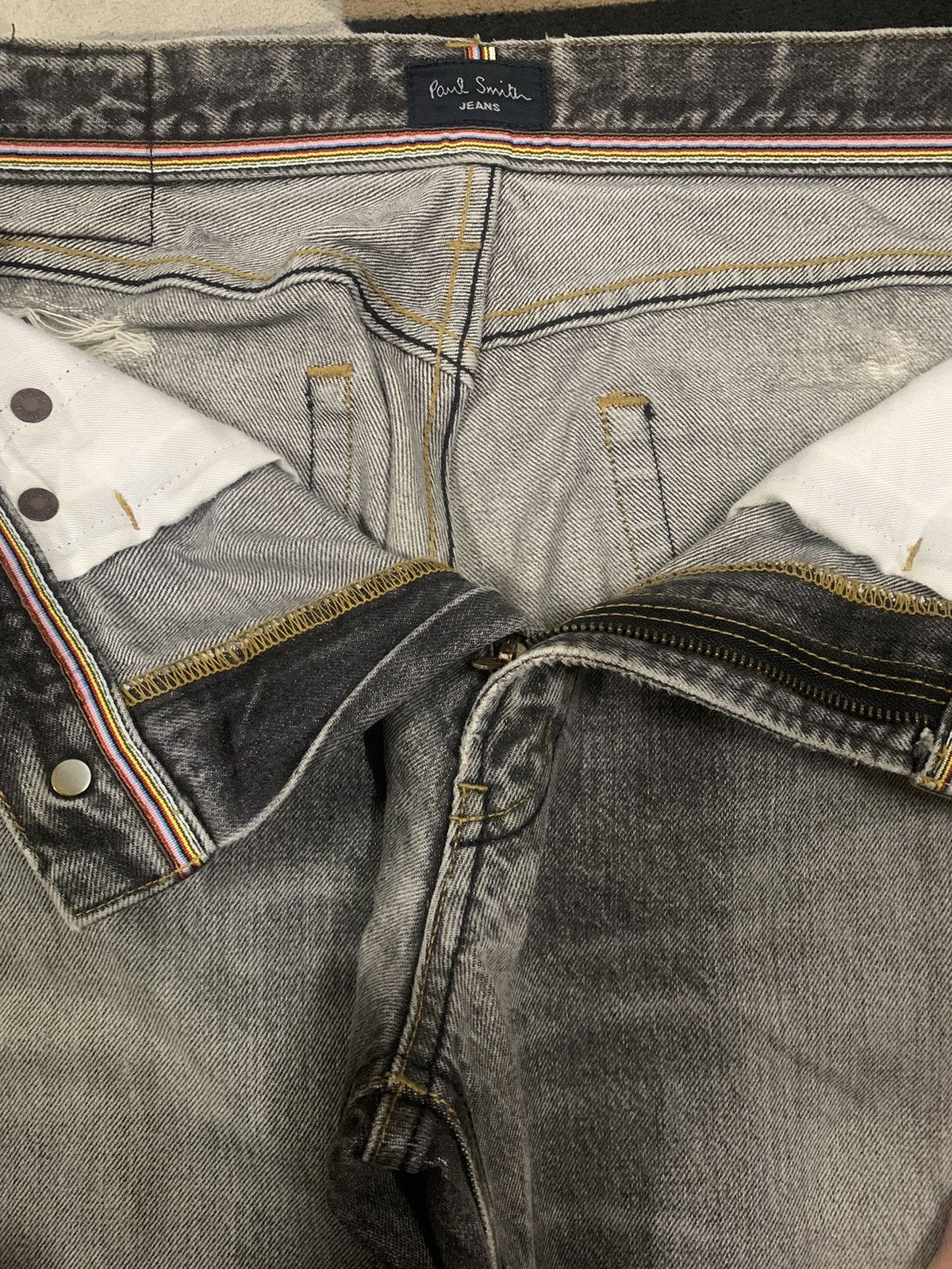Paul Smith Vintage Paul Smith Faded Classic Fit Distressed Grunge Jeans Size US 30 / EU 46 - 5 Thumbnail