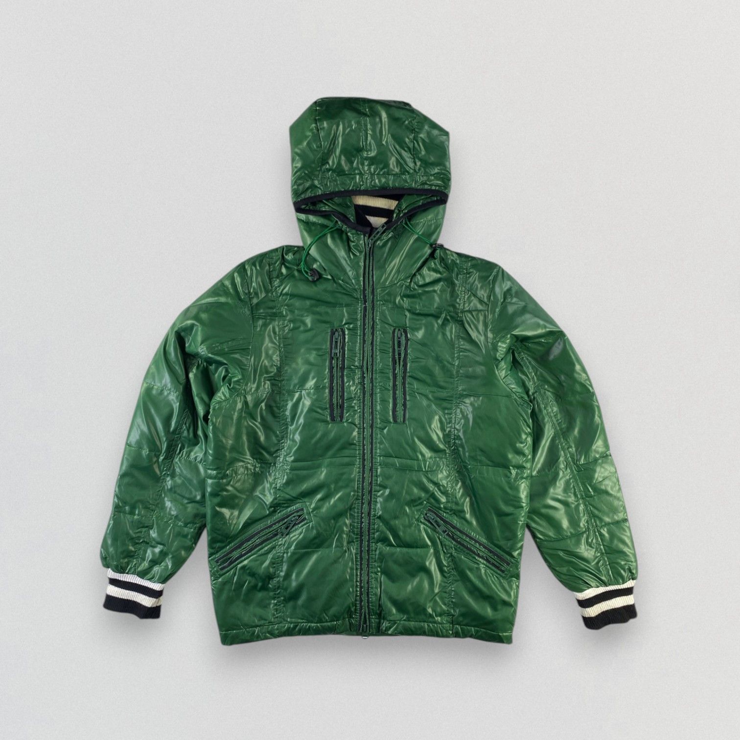 Japanese Brand Vintage Takeo Kikuchi Hooded Jacket Nylon Polyester Jacket Size US M / EU 48-50 / 2 - 1 Thumbnail
