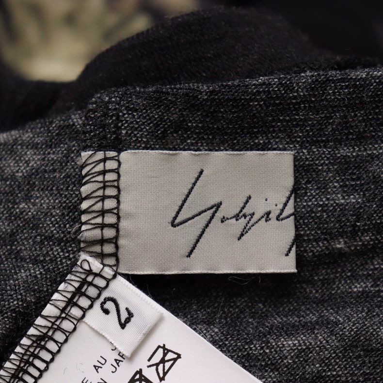 Yohji Yamamoto Yohji Yamamoto Black Wool Long Sleeve Top Size US M / EU 48-50 / 2 - 5 Thumbnail