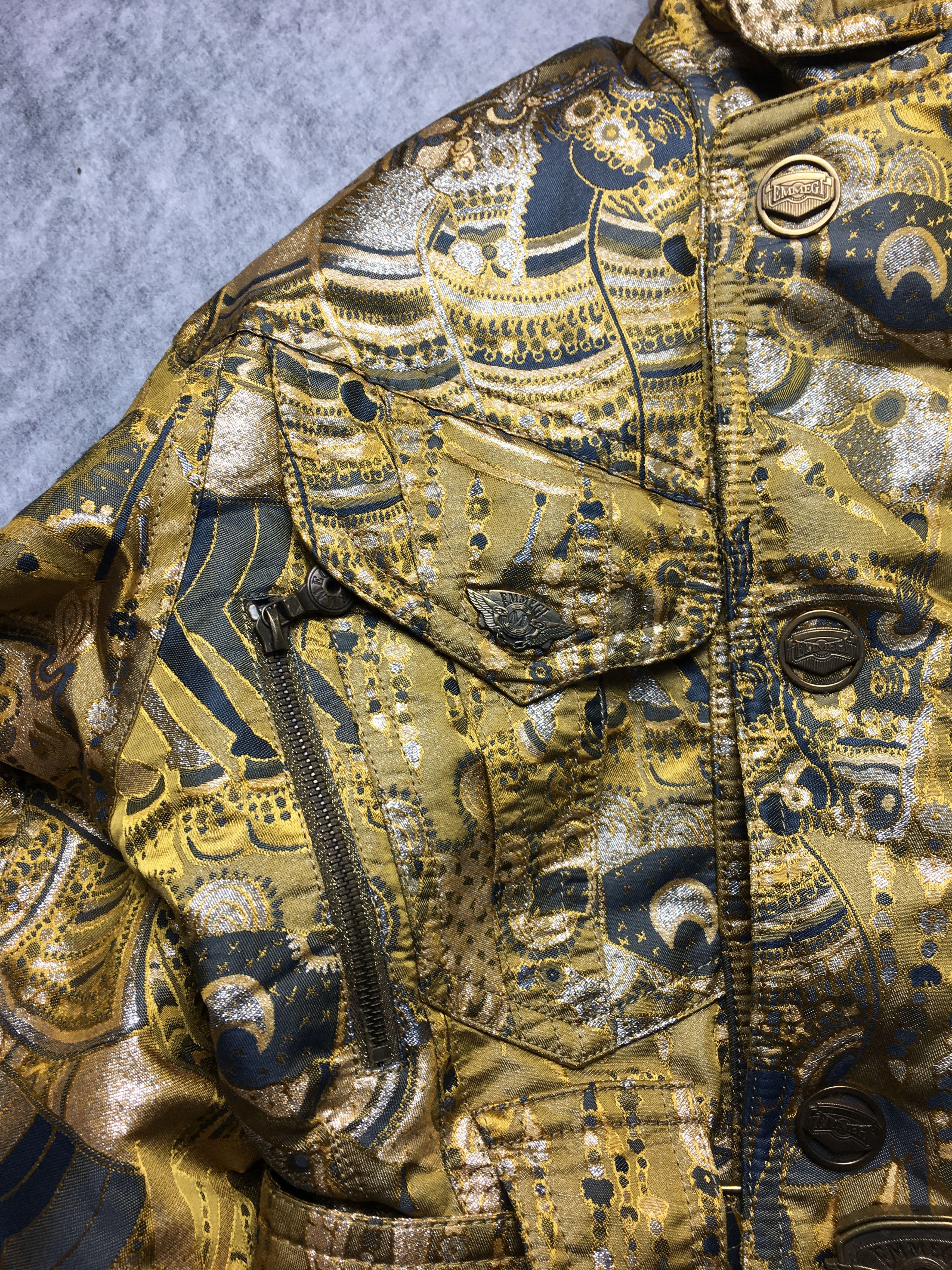 Vintage Rare 80s Vintage EMMEGI Gold One Piece Ski Suit Size 27" / US 4 / IT 40 - 13 Thumbnail