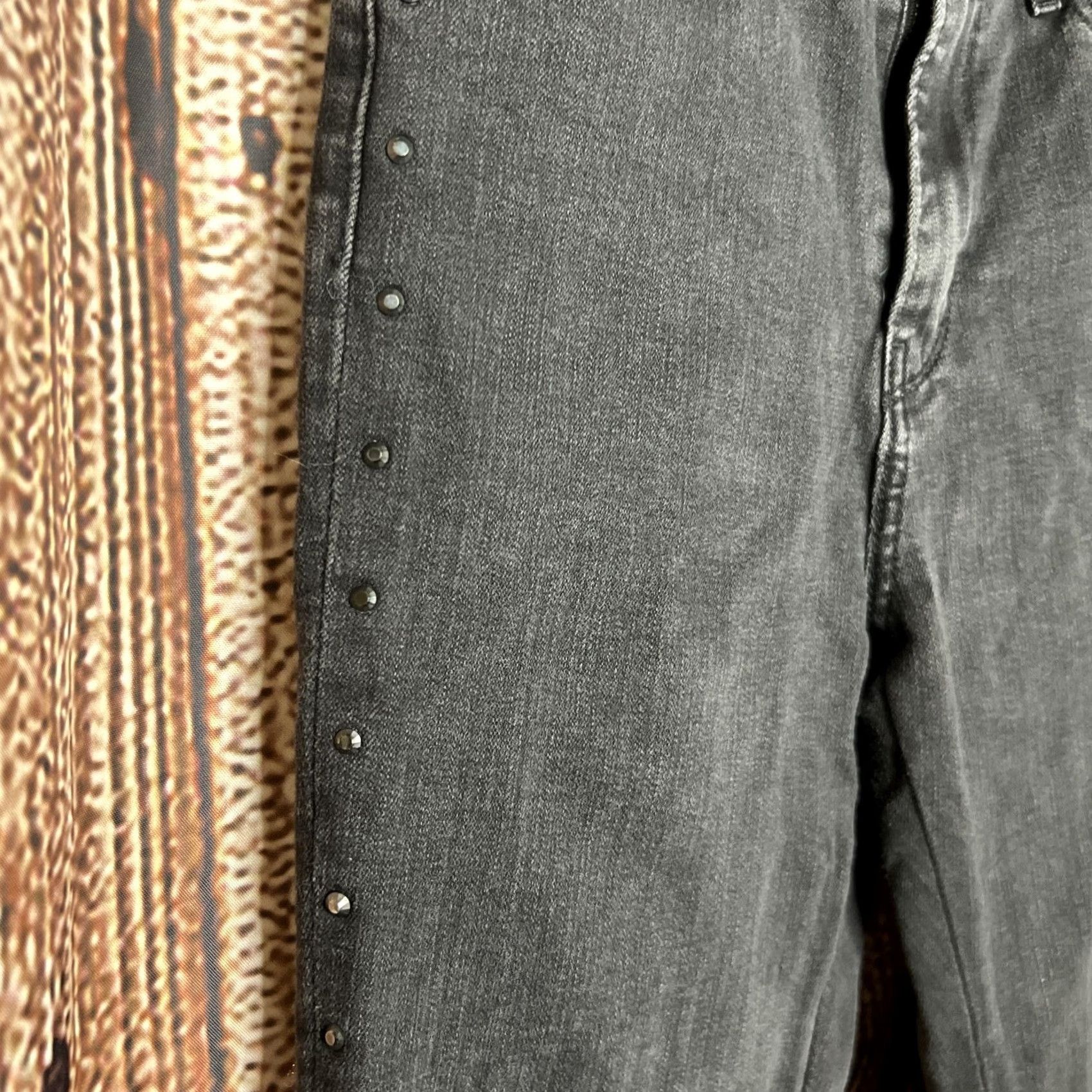 Levi's Levi's 721 High Rise Skinny Jeans 29 Black Denim Women Slim Stretch Pockets Zipper Button 5-Pocket Vintage No Lipet Style 700 Series Mens? Size 29" - 3 Thumbnail