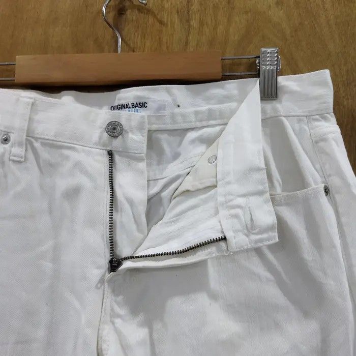 Japanese Brand × Uniqlo UNIQLO FADED WHITE YELLOW JEANS PANTS Size US 33 - 6 Thumbnail
