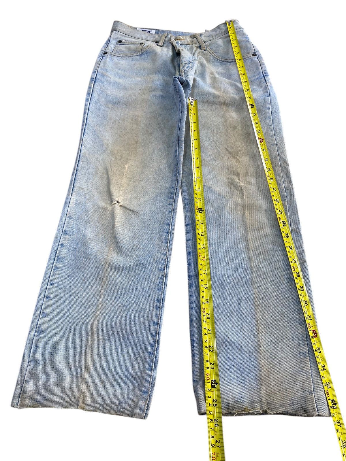Edwin Vintage Edwin Dirty Mud Wash Style Ripped Jeans Size US 28 / EU 44 - 7 Thumbnail