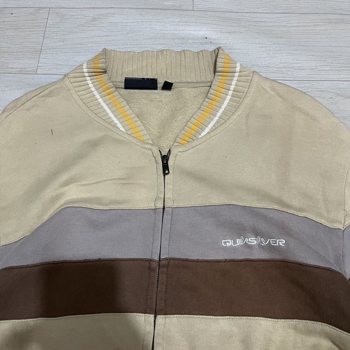 Quicksilver 2000s Quicksilver zipper up sweatshirt Size US L / EU 52-54 / 3 - 2 Thumbnail
